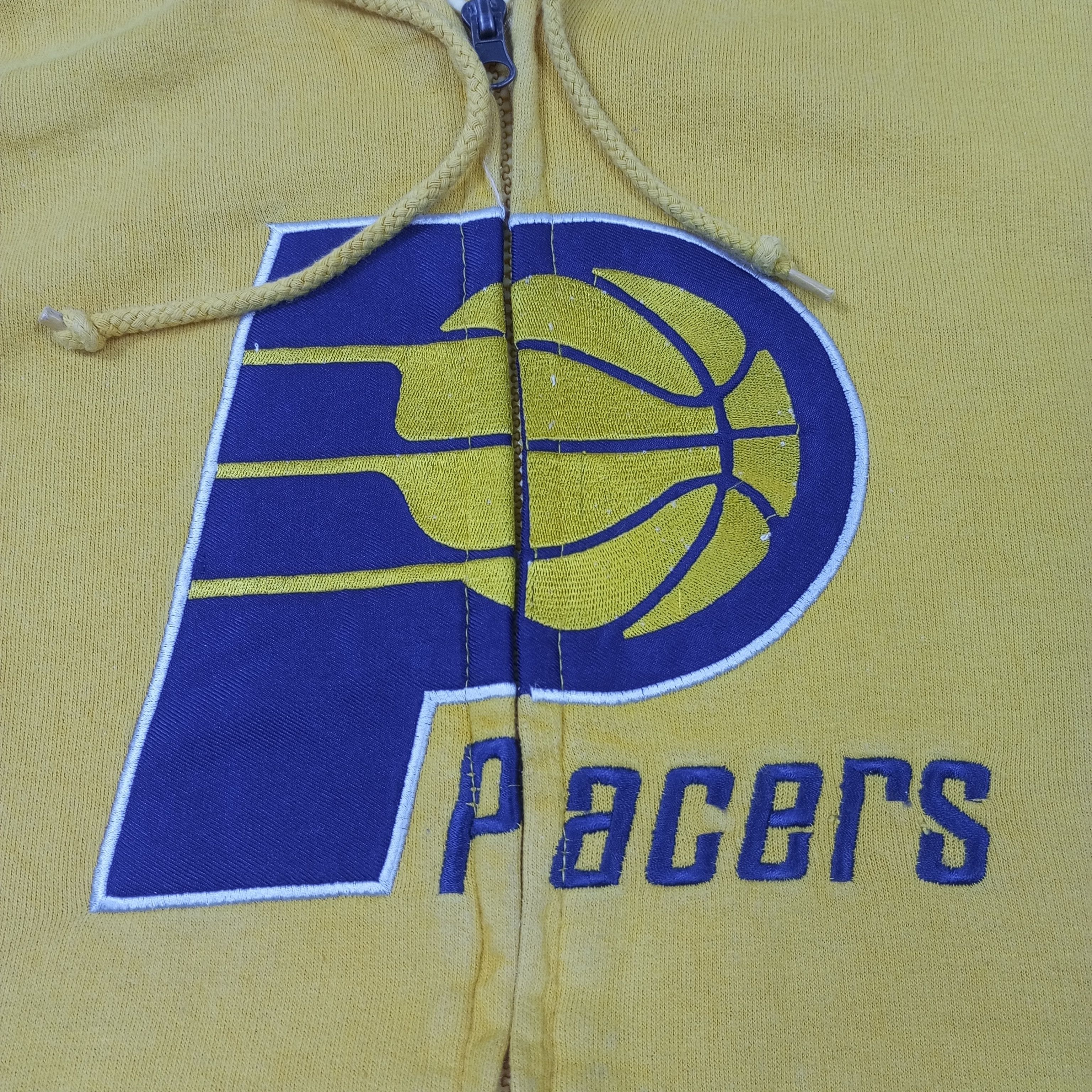 NBA × Vintage Pacers NBA Basketball Team Zipper Hoodies Big Size Size US XXL / EU 58 / 5 - 2 Thumbnail
