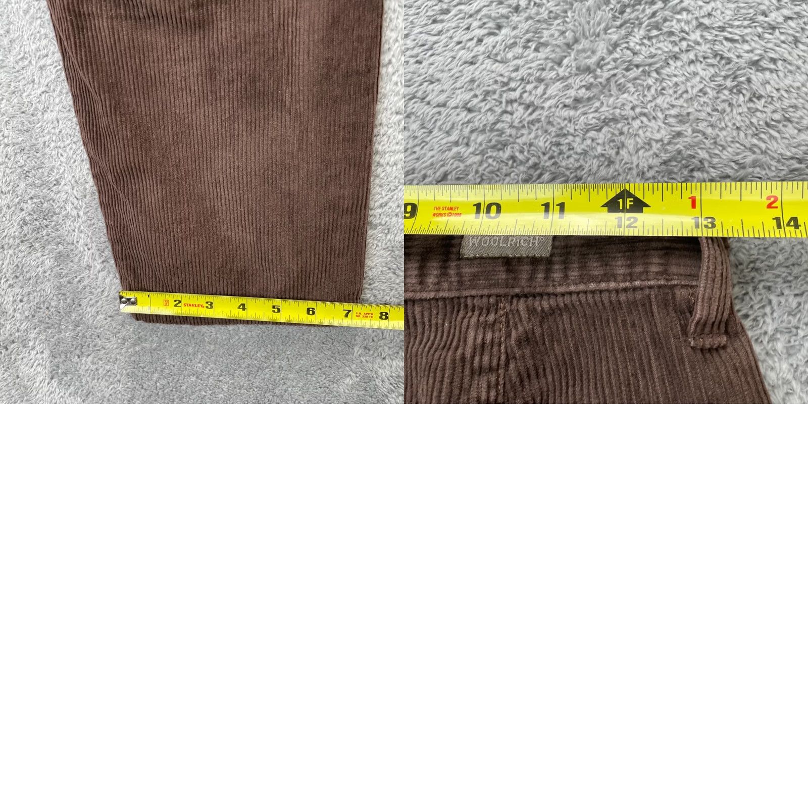 Vintage VINTAGE Woolrich Pants Womens 6P Chino Corduroy Cotton Straight Leg Brown 28" Inseam 28" Casual Preppy Retro Womens Size 28" / US 6 / IT 42 - 8 Thumbnail