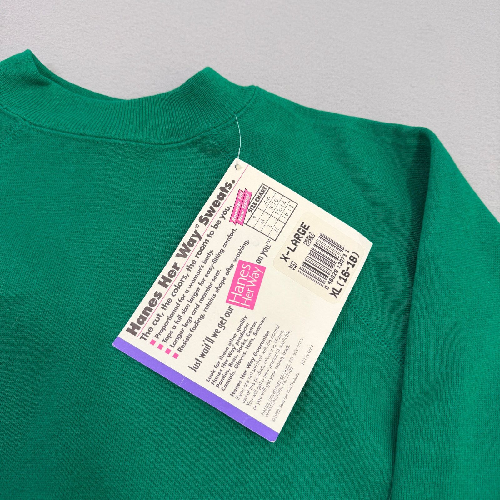 Hanes Vintage Hanes Her Way Sweatshirt Women's Extra Large NEW Size XL / US 12-14 / IT 48-50 - 3 Thumbnail