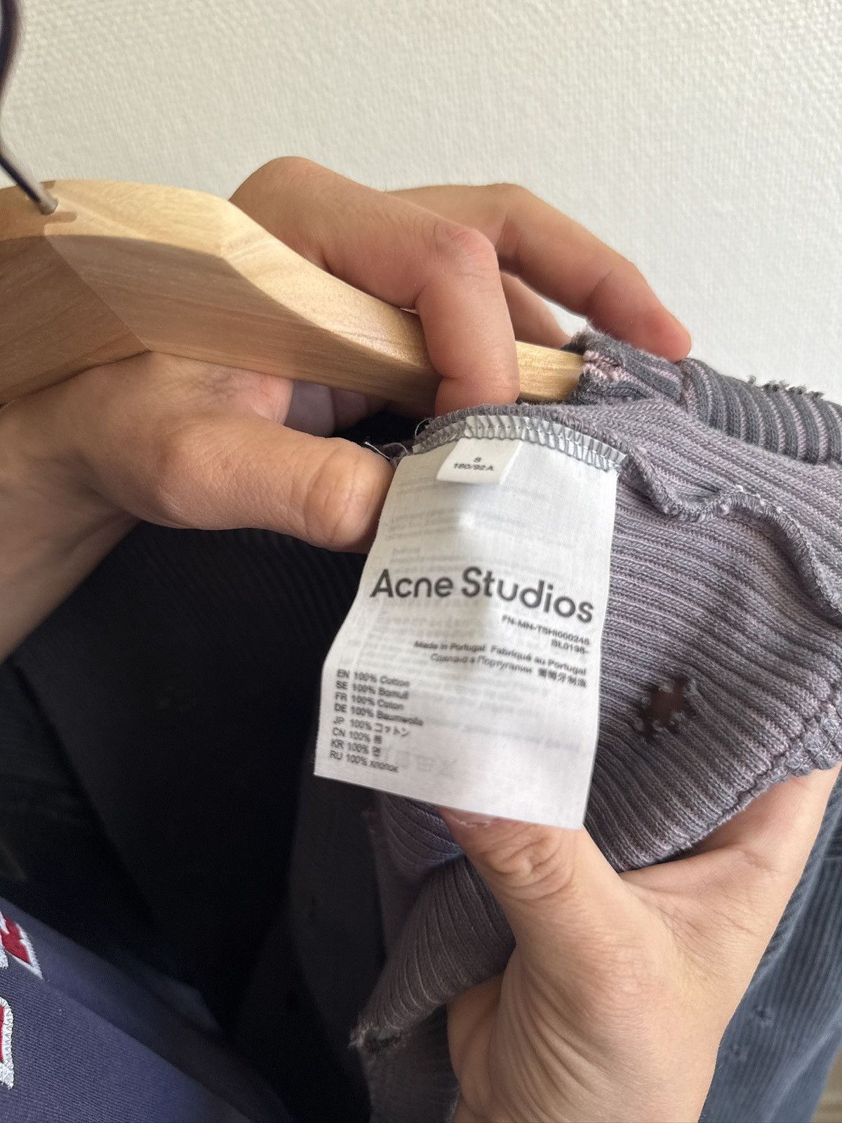 Acne Studios Acne Studios Distressed Military Sweater Size US S / EU 44-46 / 1 - 9 Thumbnail