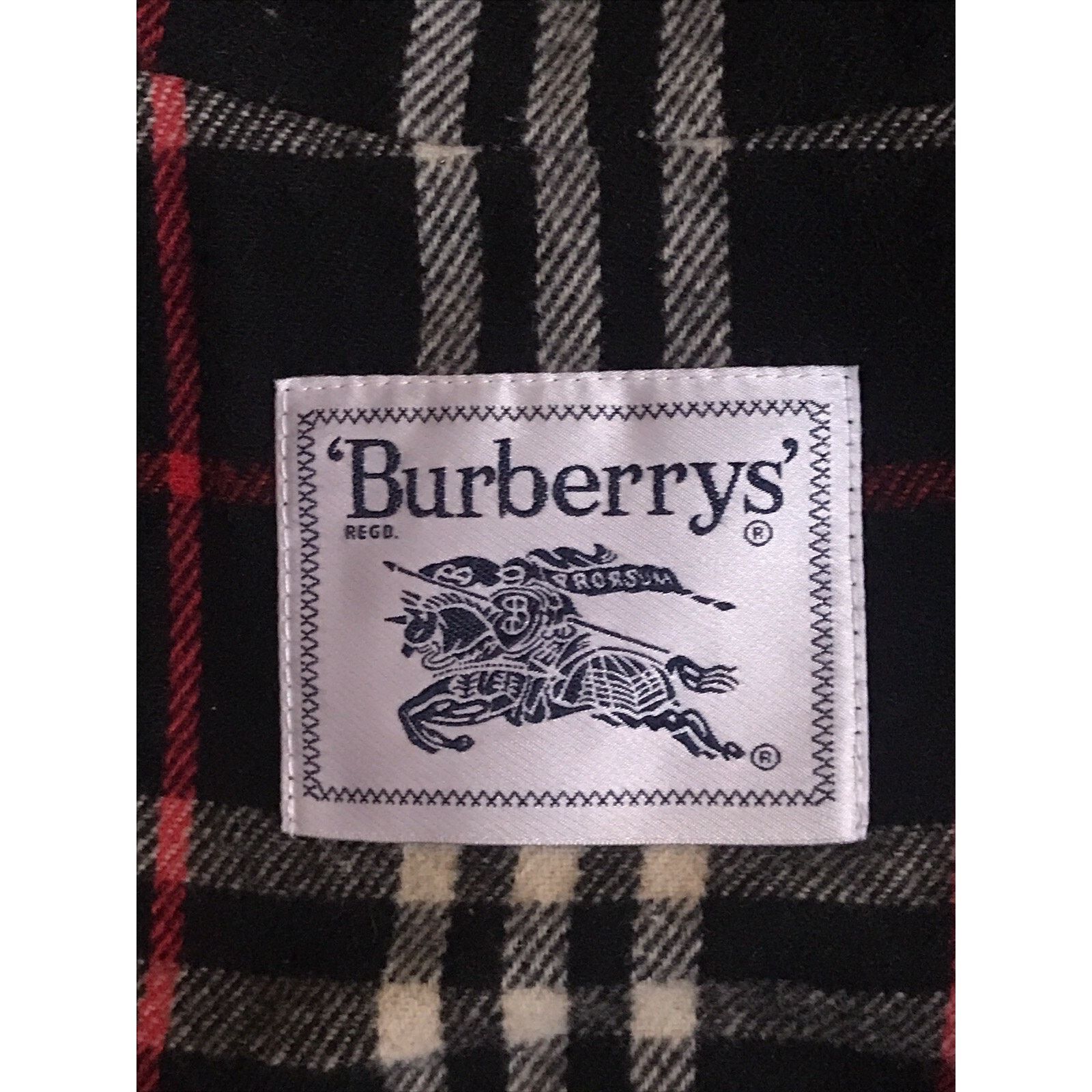 Burberry Vintage burberry coat hooded wool nova check blue navy women Size M / US 6-8 / IT 42-44 - 10 Thumbnail