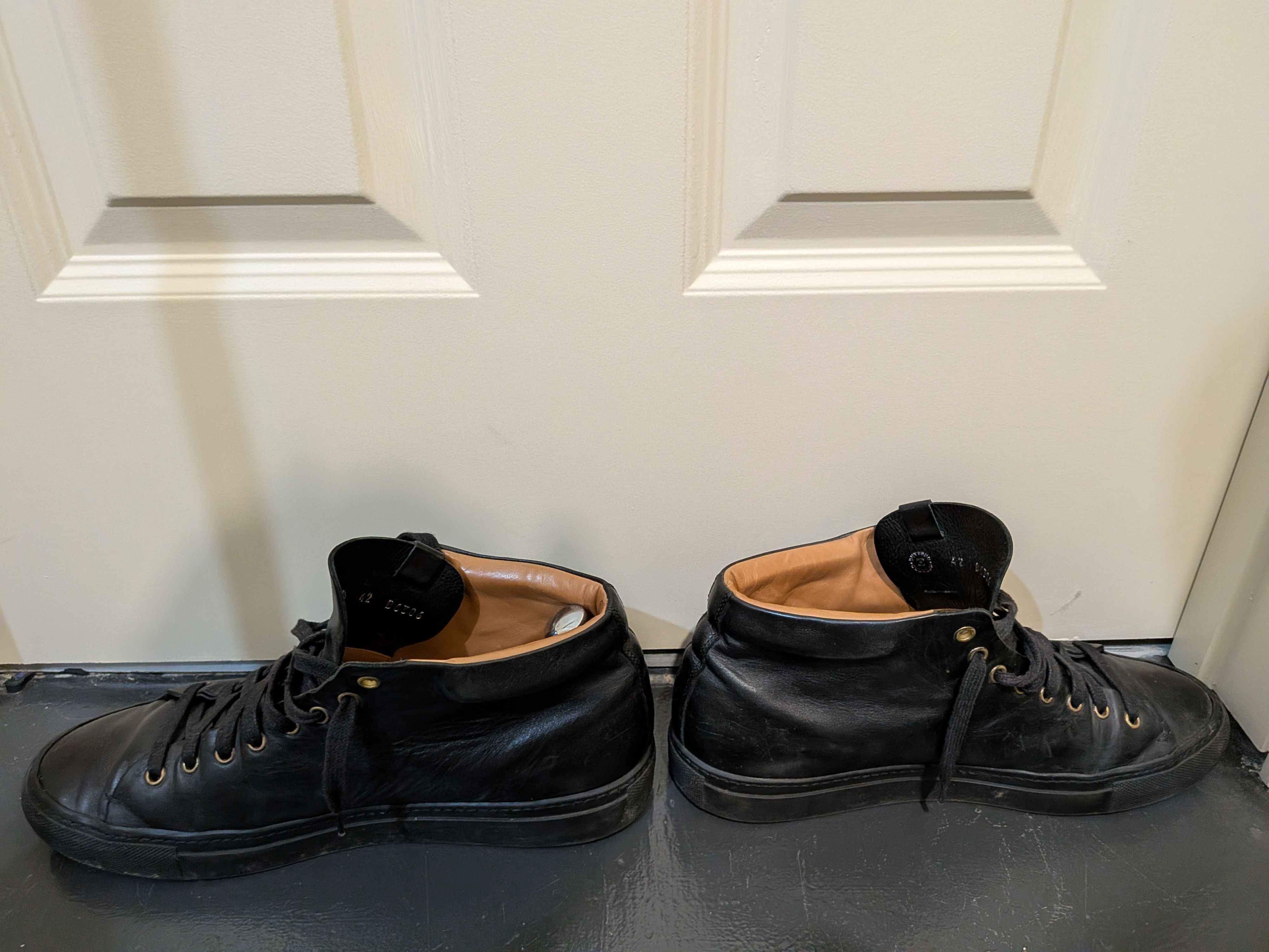 Buttero Buttero Tanino Mid Sneaker - Black / Black Size US 9 / EU 42 - 2 Thumbnail