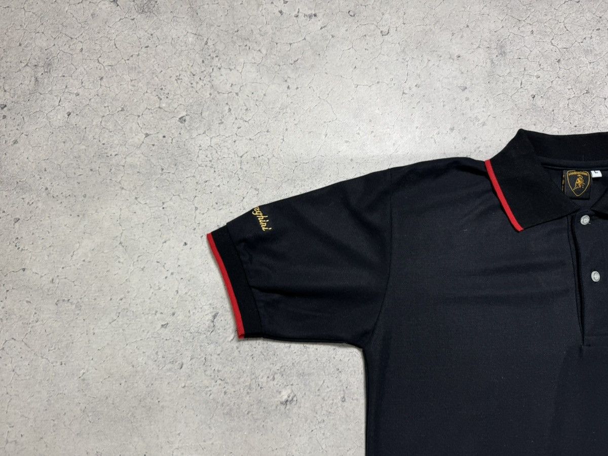 Lamborghini Lamborghini Racing Vintage Polo Shirt Black Size L Size US L / EU 52-54 / 3 - 4 Thumbnail