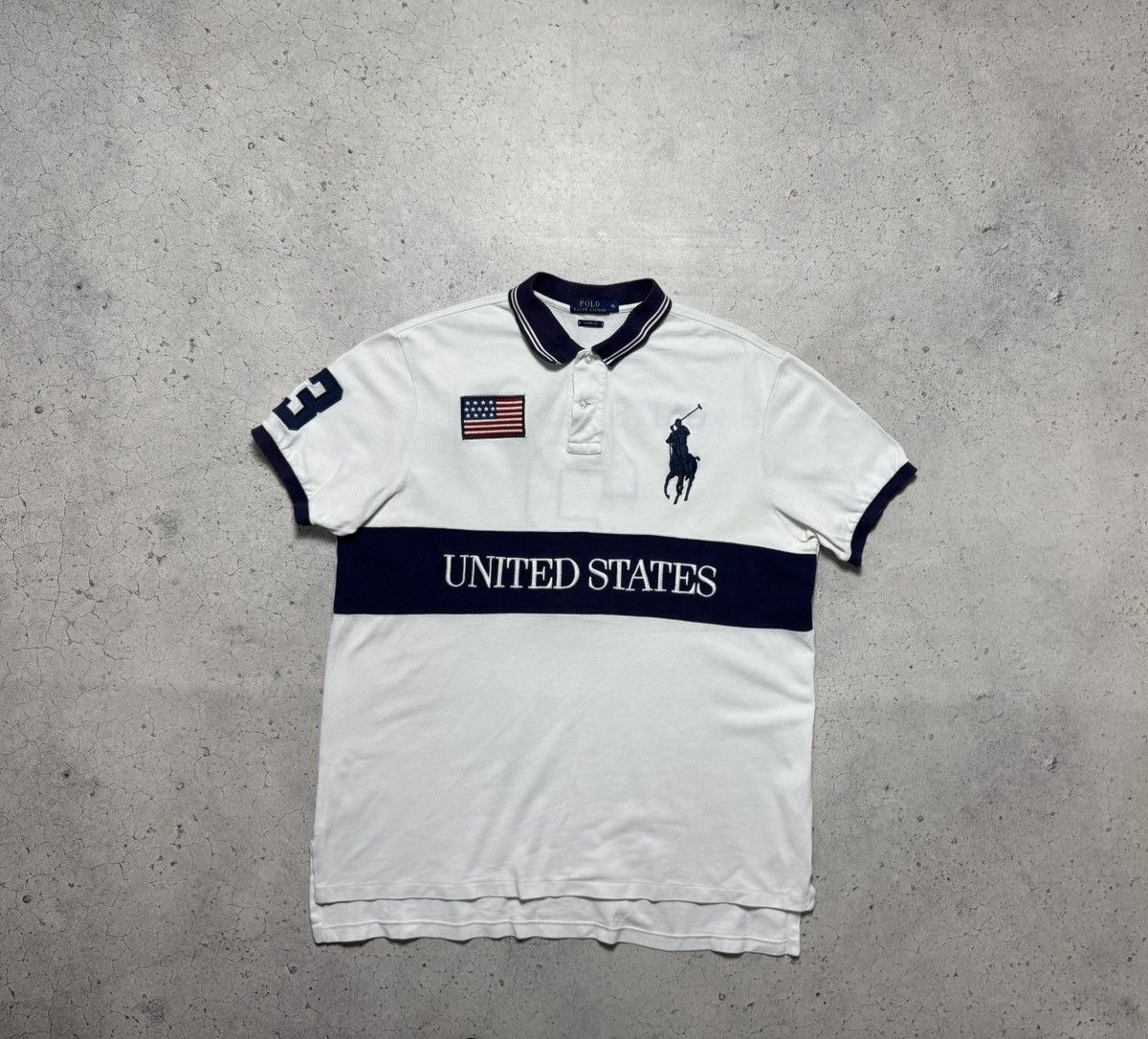 Polo Ralph Lauren Polo Ralph Lauren USA United States #3 PRL Chief Keef Shirt Size US XL / EU 56 / 4 - 1 Thumbnail