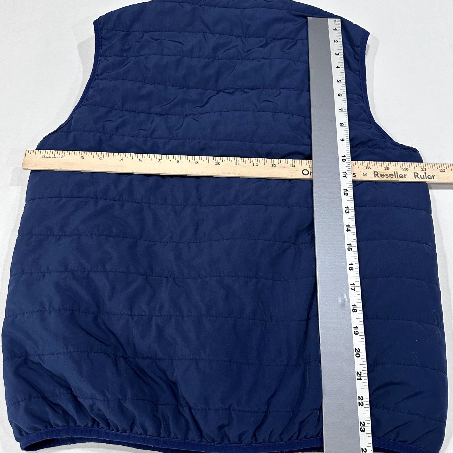 Chaps Chaps Vest Mens M Blue Quilted Full Zip Pockets Outdoor Gorpcore Hiking Casual Shirt/Outerwear/Coat (adjust to one word category) Size US M / EU 48-50 / 2 - 6 Thumbnail