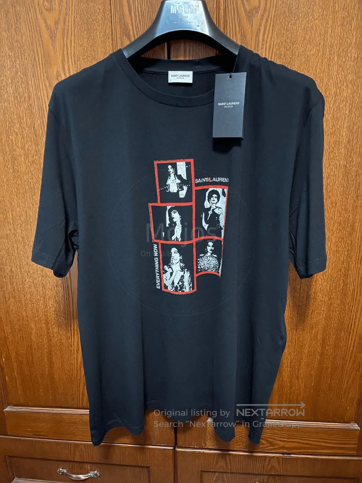 Saint Laurent Paris Saint Laurent Paris Photograph Tee. Size US XXL / EU 58 / 5 - 1 Thumbnail
