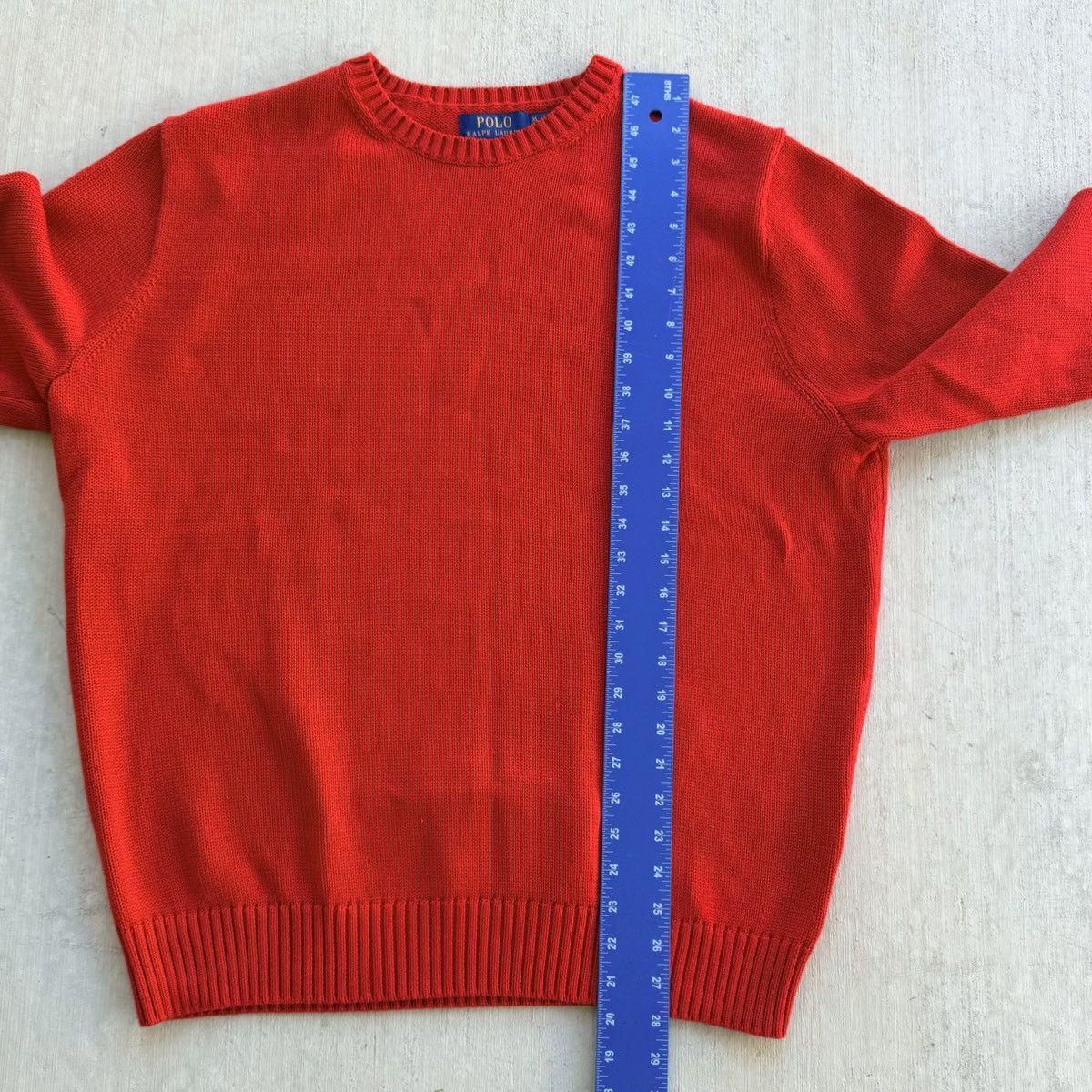 Polo Ralph Lauren Polo Ralph Lauren Sweater Crew Neck Pullover Knit Red Size US XL / EU 56 / 4 - 6 Thumbnail