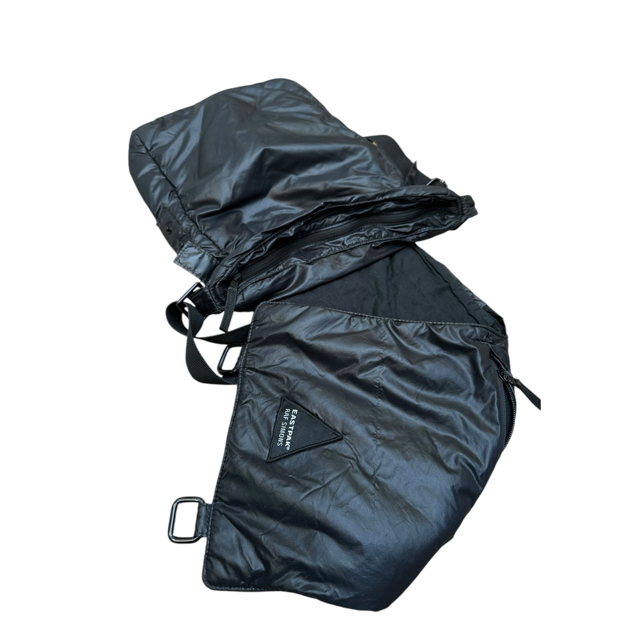 Eastpak × Raf Simons 2008 Black Nylon Flap Bag Size ONE SIZE - 4 Thumbnail