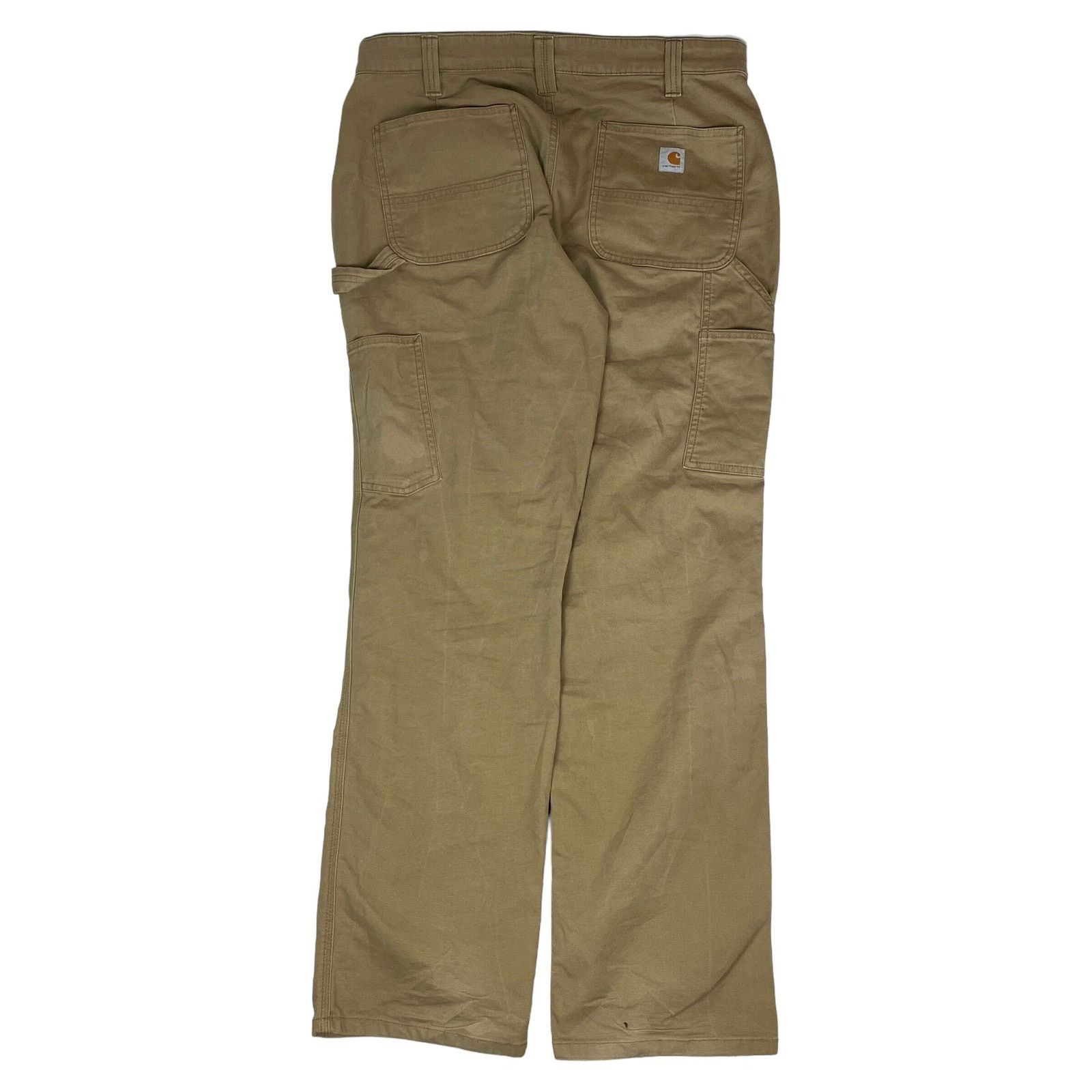 Carhartt × Vintage Carhartt Women's beige Cotton Original Fit Crawford Pants 10 Size 32" / US 10 / IT 46 - 10 Thumbnail
