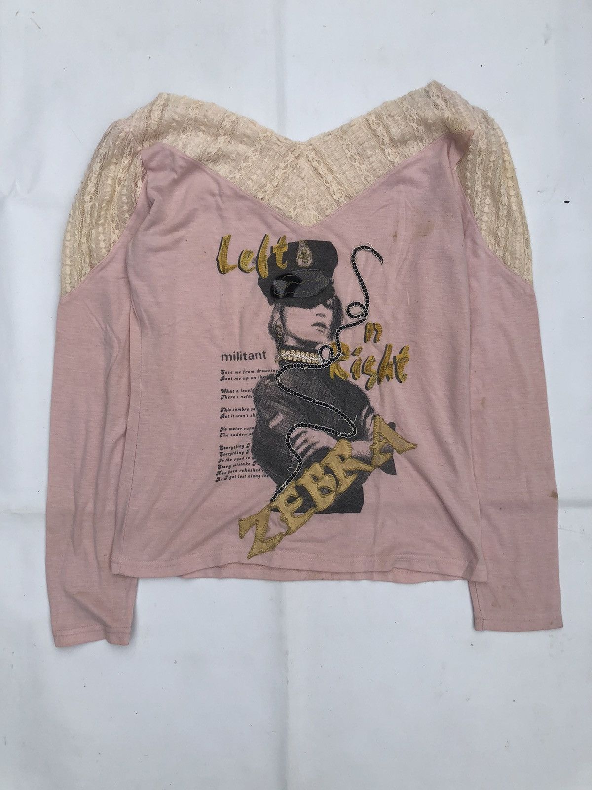 Hysteric Glamour JAPANESE LEFT RIGHT ZEPRA ROCK PUNK LONG SLEEVE Size US M / EU 48-50 / 2 - 1 Thumbnail