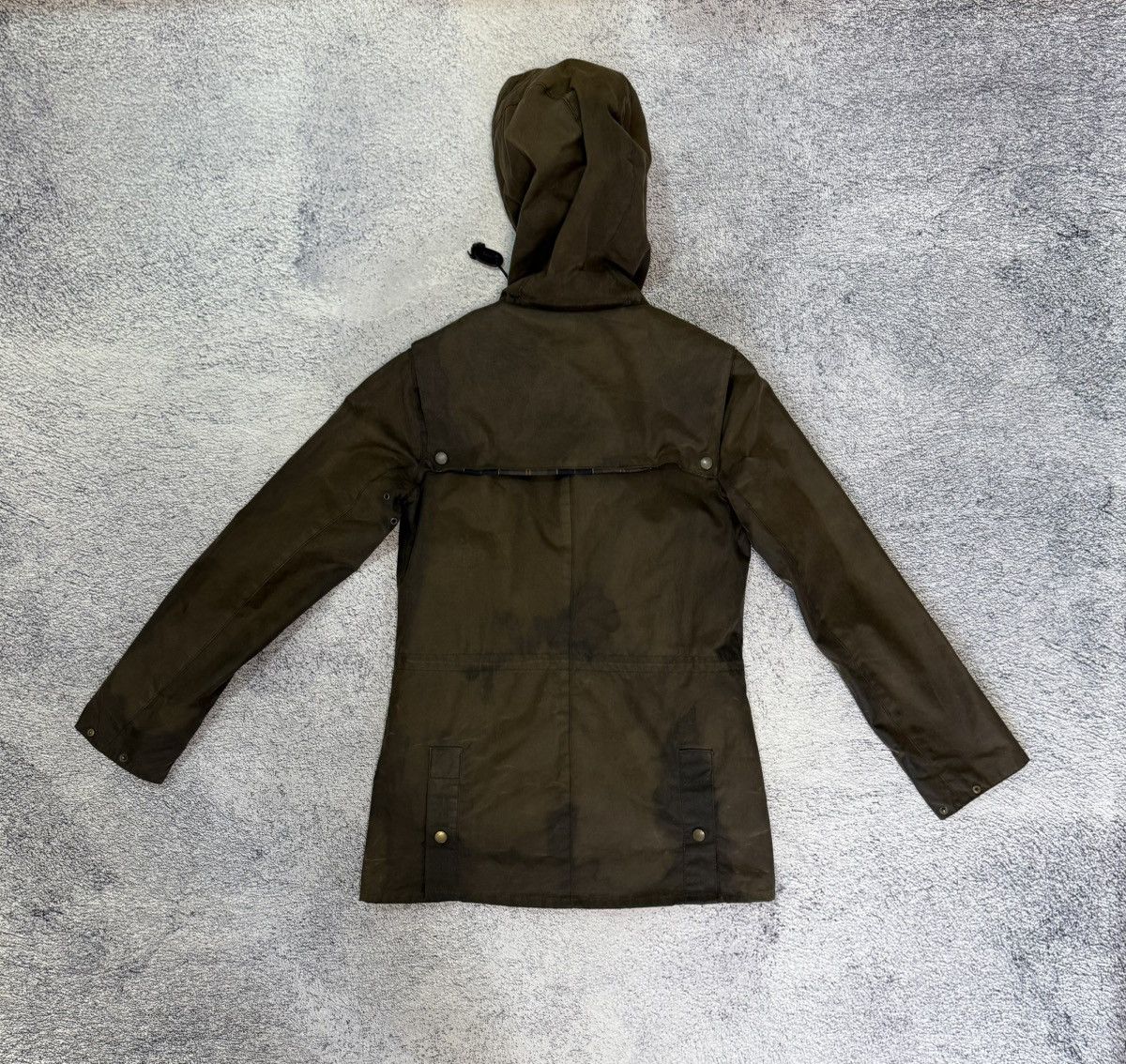 Barbour Barbour Durham Wax Jacket Women UK8 US4 Brown Hooded Vintage Size S / US 4 / IT 40 - 11 Thumbnail