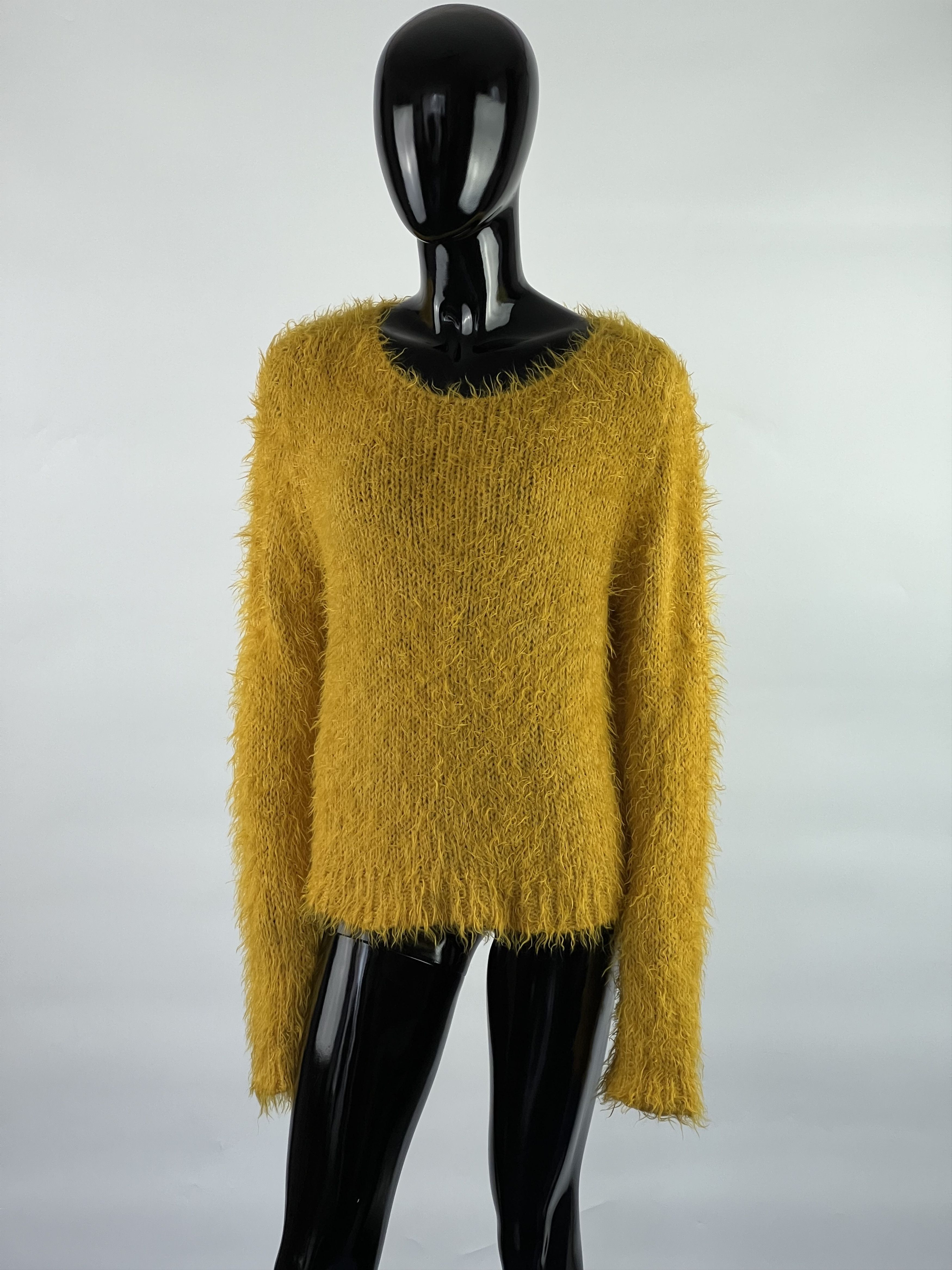 Homespun Knitwear × Sandro Sandro Ferrone Women's Yellow Sweater Size L Size L / US 10 / IT 46 - 1 Thumbnail