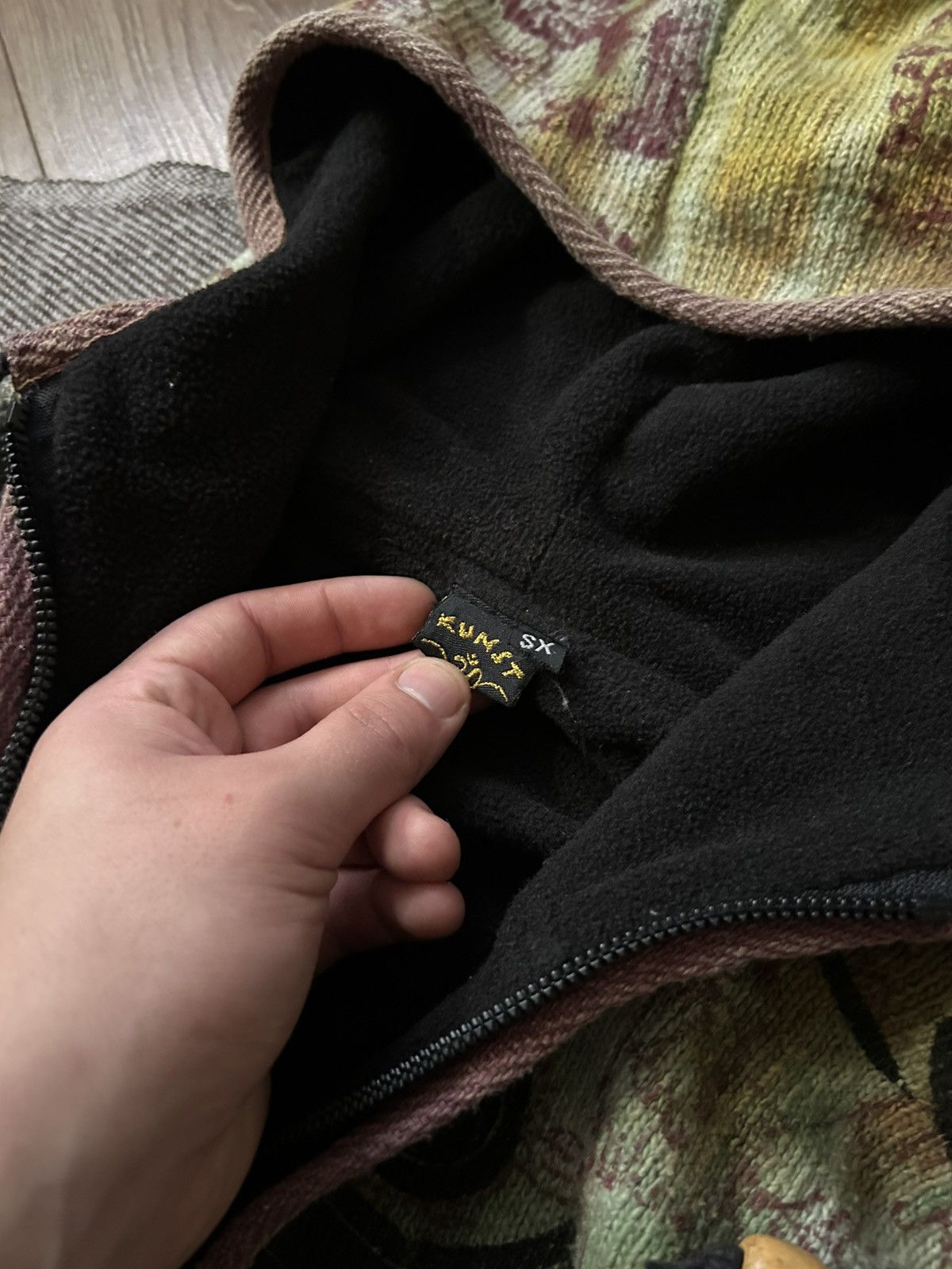 Vintage Vintage Nepal Avant-Garden fleece hoodies y2k mens Size US M / EU 48-50 / 2 - 3 Thumbnail
