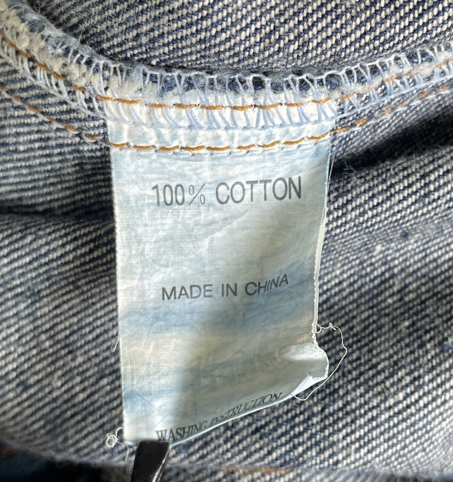Kadoya KADOYA K Denim Leather Trim Jacket Size US L / EU 52-54 / 3 - 8 Thumbnail