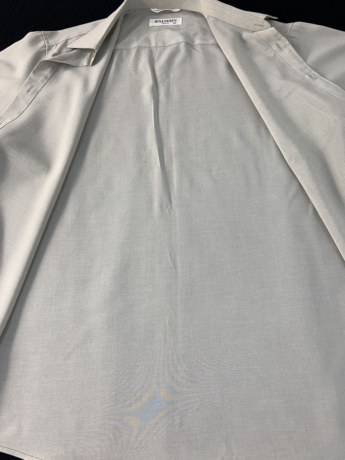 Balmain Hype Balmain Paris Simple Button Up Shirt Office Wear Design Size US XL / EU 56 / 4 - 9 Thumbnail