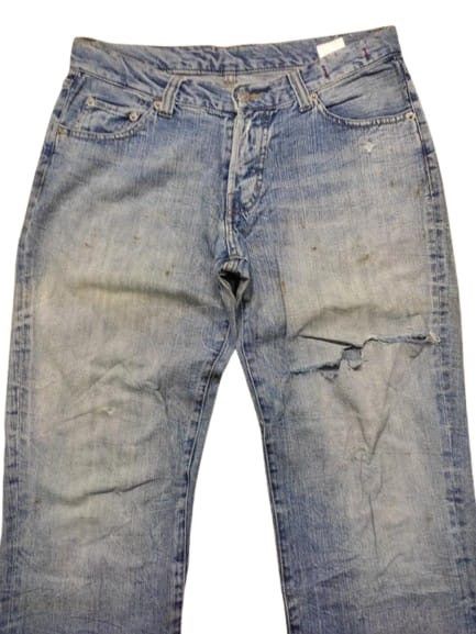 Japanese Brand × Jean × Vintage VINTAGE JAPANESE BRAND JEANS MUD WASH FADED Size US 33 - 2 Thumbnail