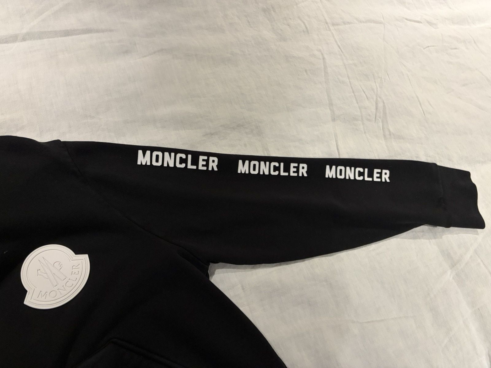 Moncler Moncler Logo Hoodie Black Authentic Size US XL / EU 56 / 4 - 5 Thumbnail