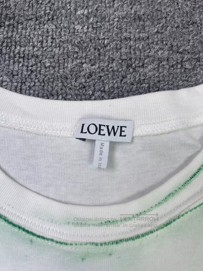 Loewe LOEWE size S Logo-printed Round Collar T-shirt with Raglan Size S / US 4 / IT 40 - 3 Thumbnail