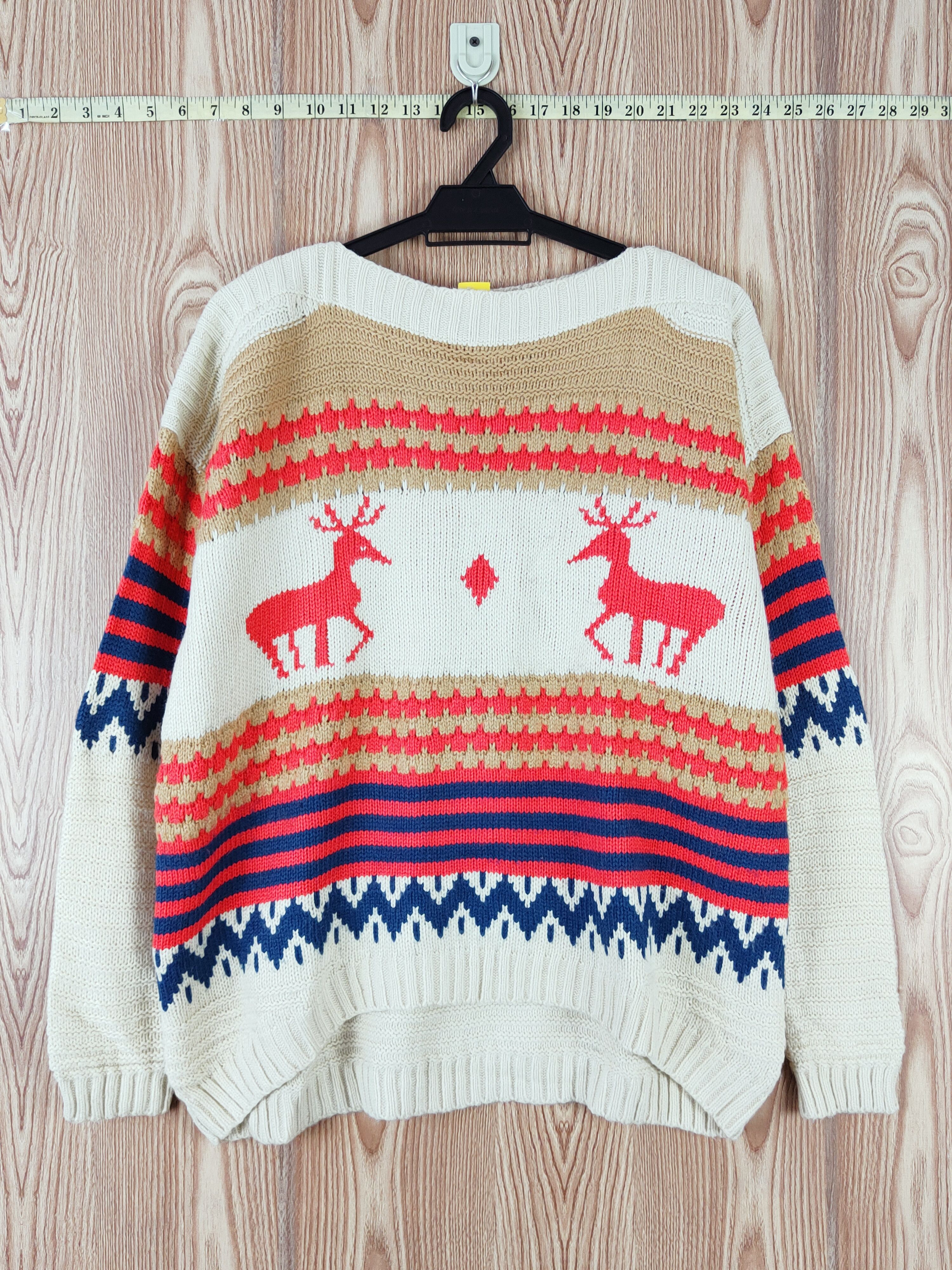 Japanese Brand × Vintage Japanese Brand Brown Knitwear Sweatshirts #W662 Size US M / EU 48-50 / 2 - 1 Thumbnail