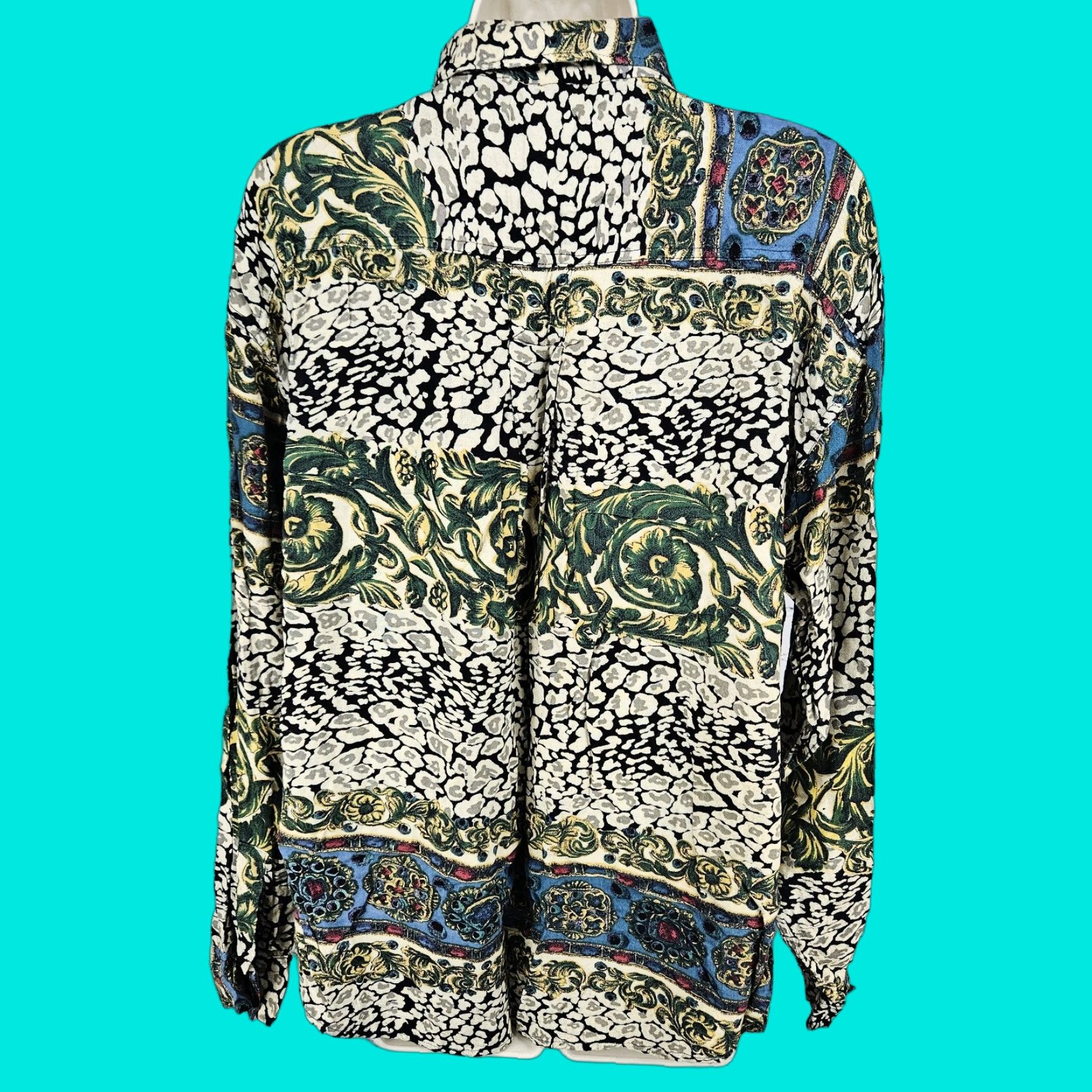 Needles **VTG Goouch Multicolor Button-Up Long Sleeve Shirt Large** User: VTG Goouch Multicolor Button-Up Long Sleeve Shirt Large Size L / US 10 / IT 46 - 1 Thumbnail