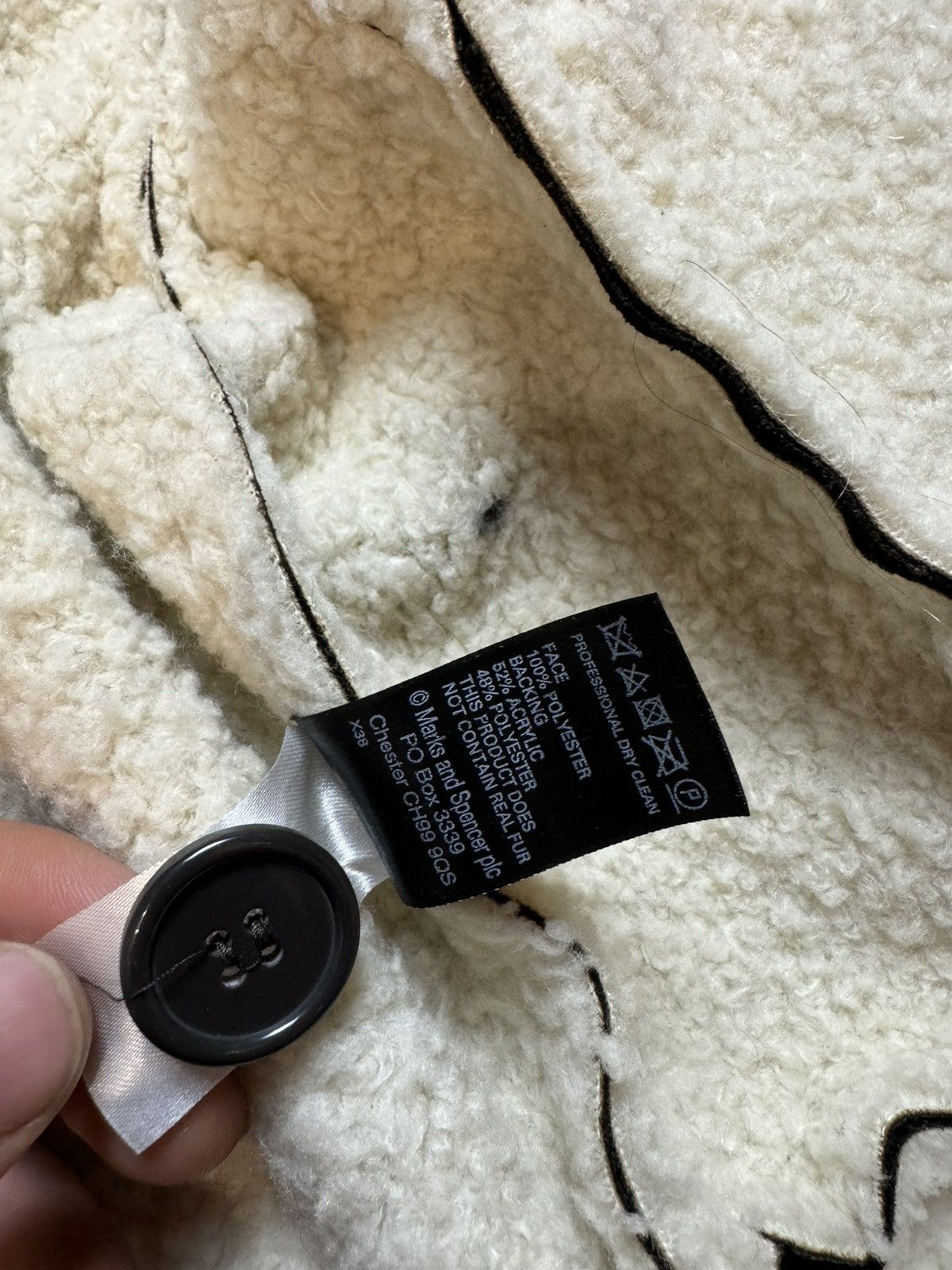 Designer × Japanese Brand Y2K Leather LGB Style Fuzzy Long Collar Biker Bomber Jacket Size US S / EU 44-46 / 1 - 8 Thumbnail