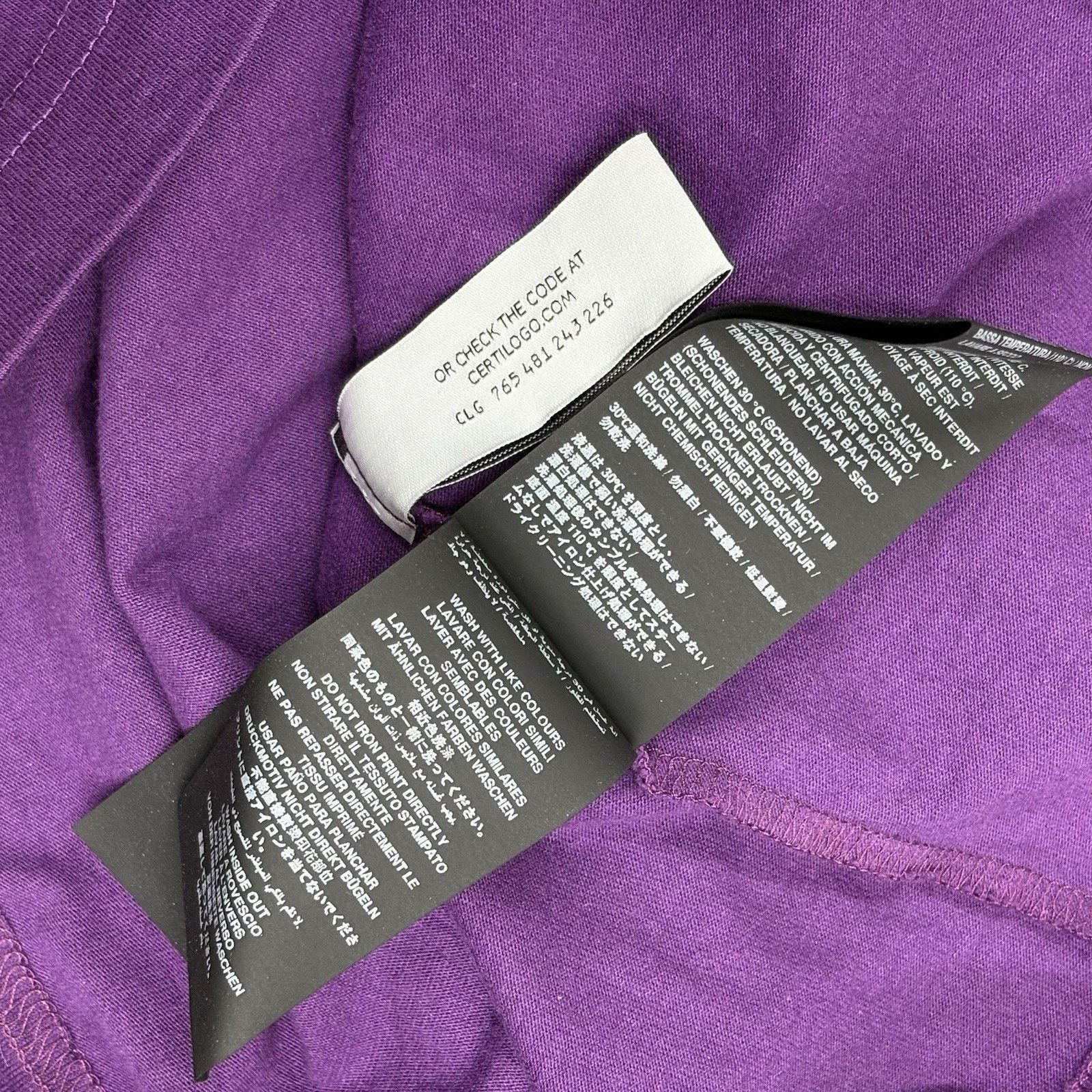 Palm Angels Palm Angels Bear Classic Tee ' Purple Brown ' | GREAT COND! Size US M / EU 48-50 / 2 - 17 Thumbnail