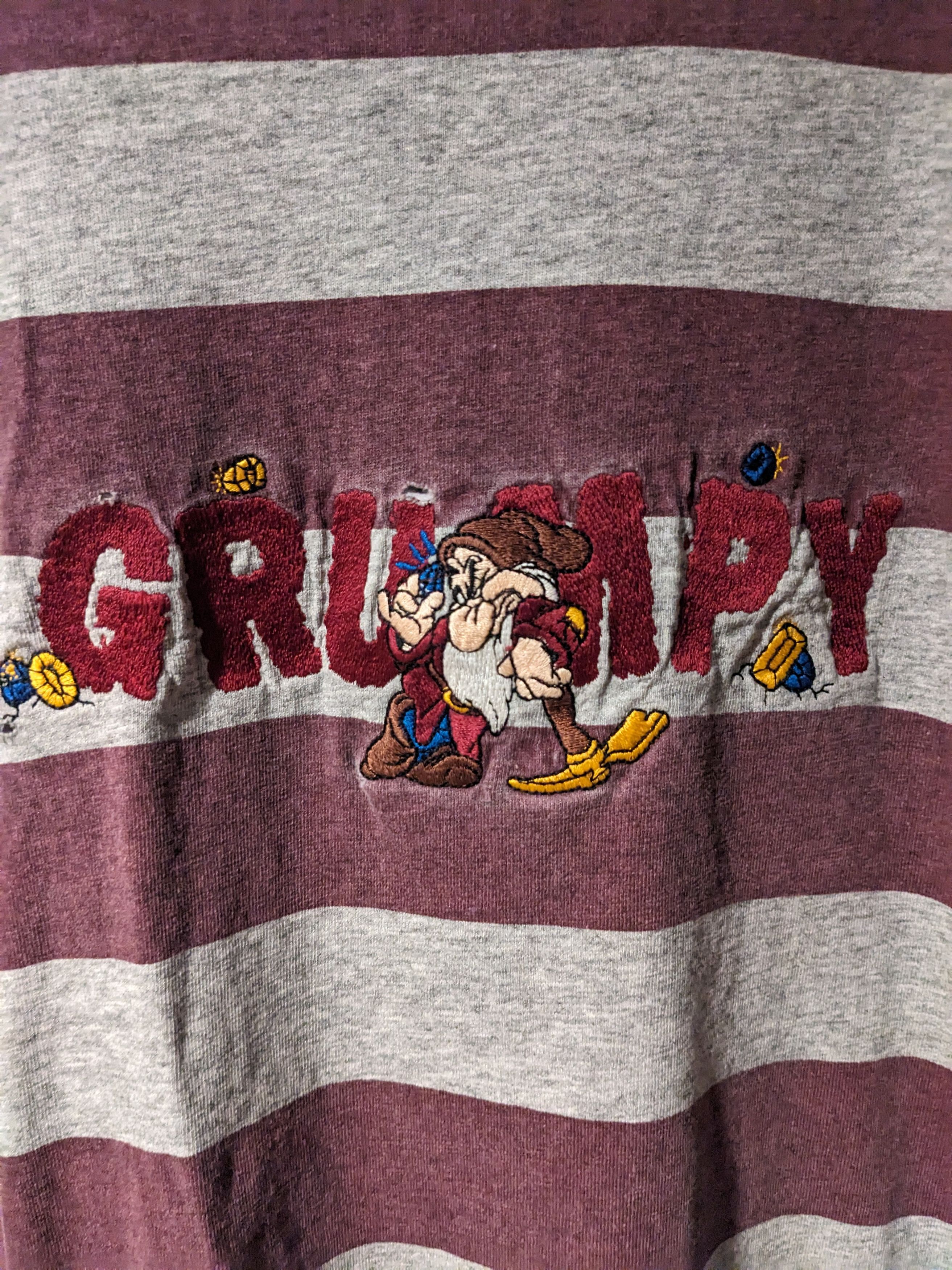 Disney × Vintage Vintage 90s Grumpy Snow White and the Seven Dwarfs T-Shirt Size US XXL / EU 58 / 5 - 2 Thumbnail