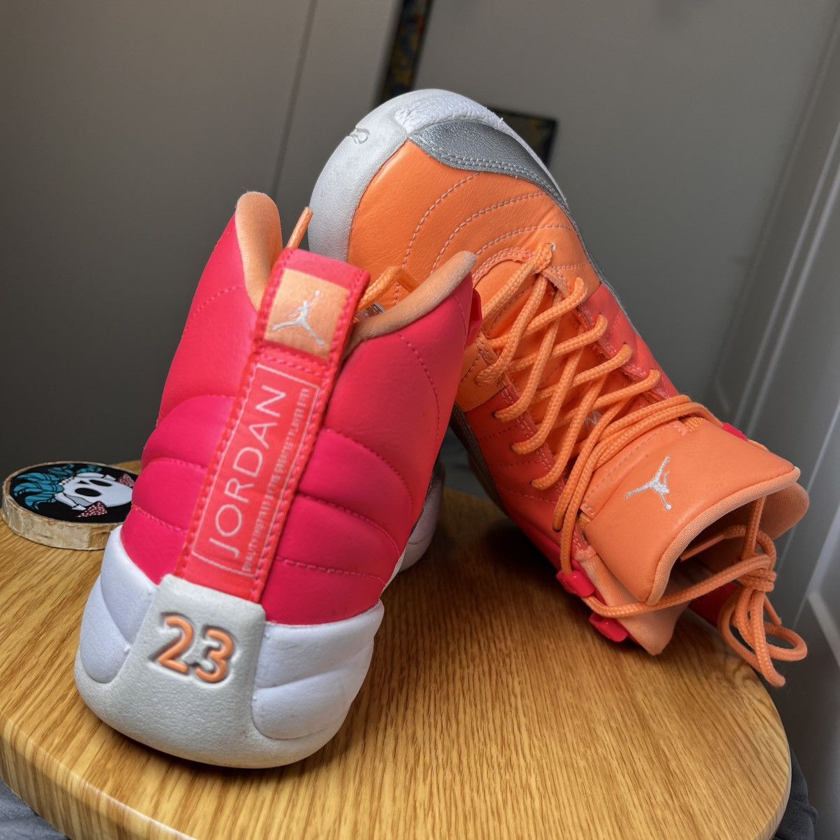 Jordan Brand Women’s Air Jordan 12 Retro GS 'Sunrise - Preloved 7W Size US 7 / EU 40 - 4 Thumbnail