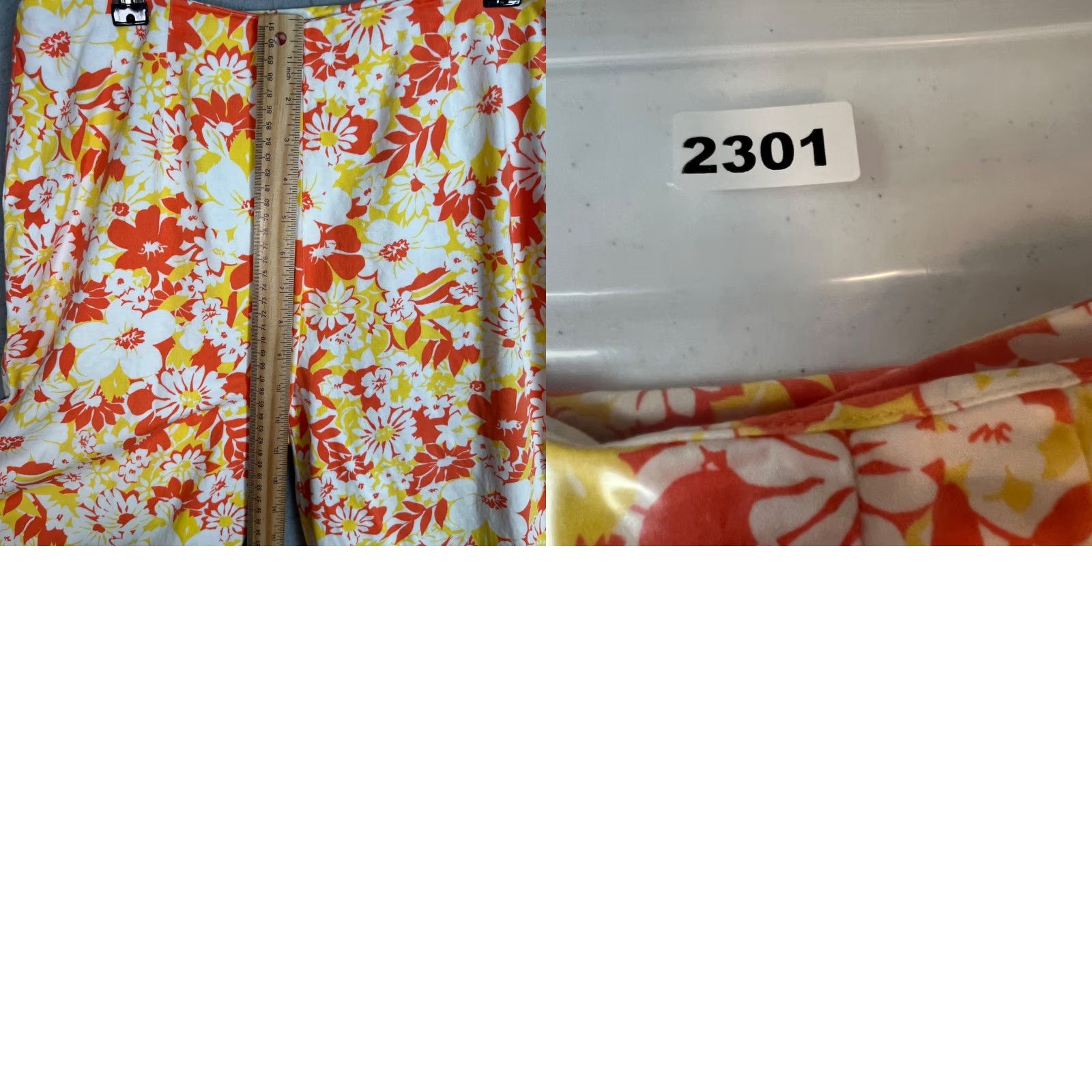 Gap Vintage Gap Floral Print Cotton Tapered Leg Pants Womens Size 8 Size 30" / US 8 / IT 44 - 8 Thumbnail