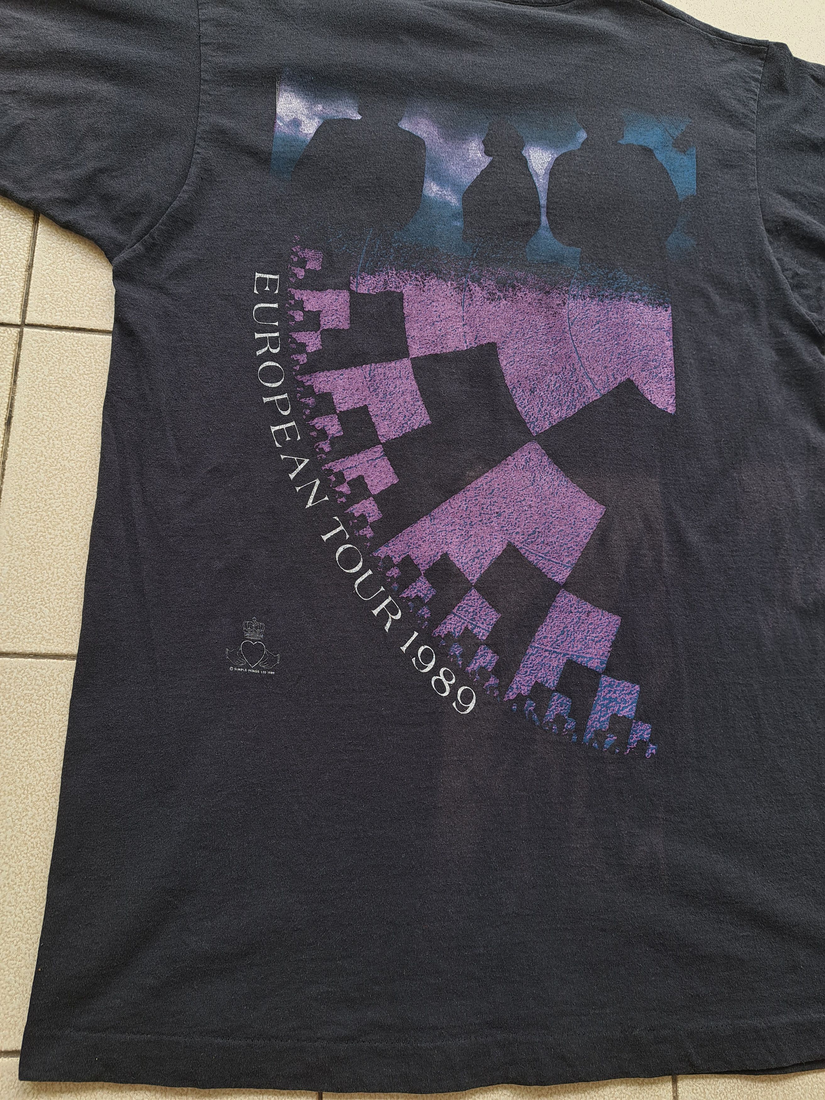 Band Tees × Vintage Vintage 1989 Simple Minds European Tour T-Shirt Size US XL / EU 56 / 4 - 6 Thumbnail