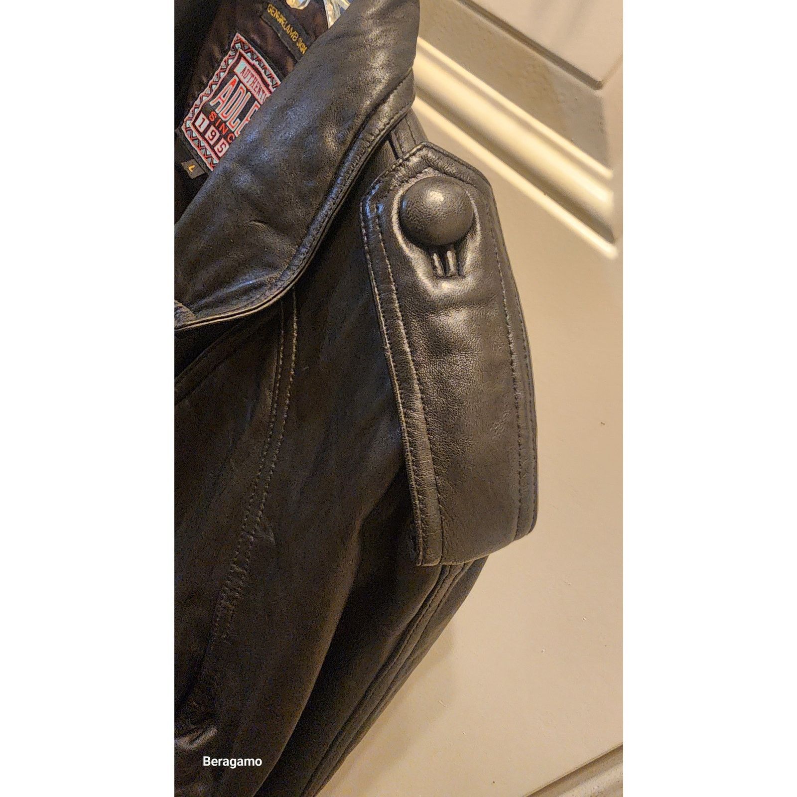 Adler Authentic vintage Adler 1955 genuine leather jacket, size L Size US L / EU 52-54 / 3 - 5 Thumbnail