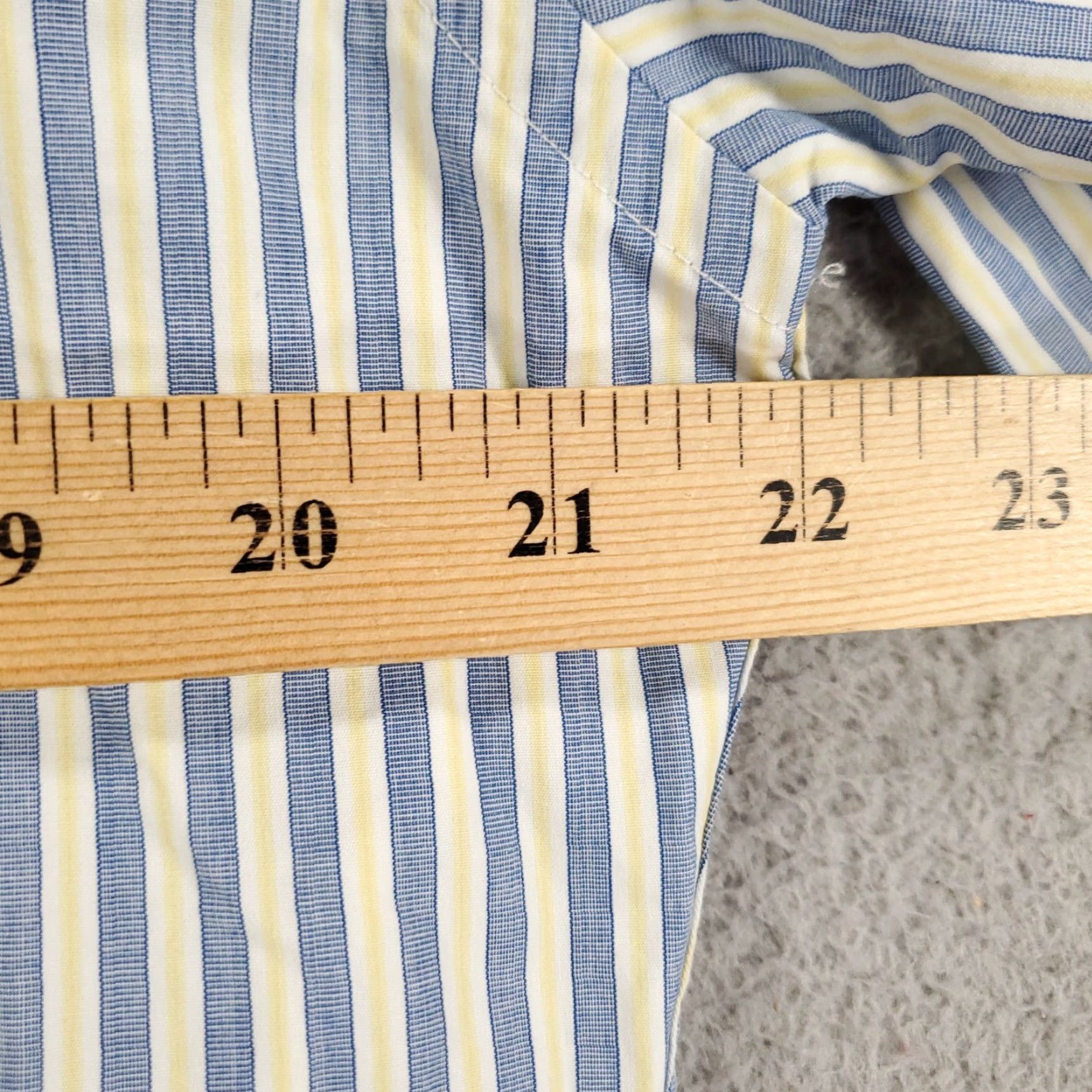 Abercrombie & Fitch VINTAGE Abercrombie & Fitch Shirt Mens XL Button-Up Striped Blue White Muscle Y2K Size US XL / EU 56 / 4 - 3 Thumbnail