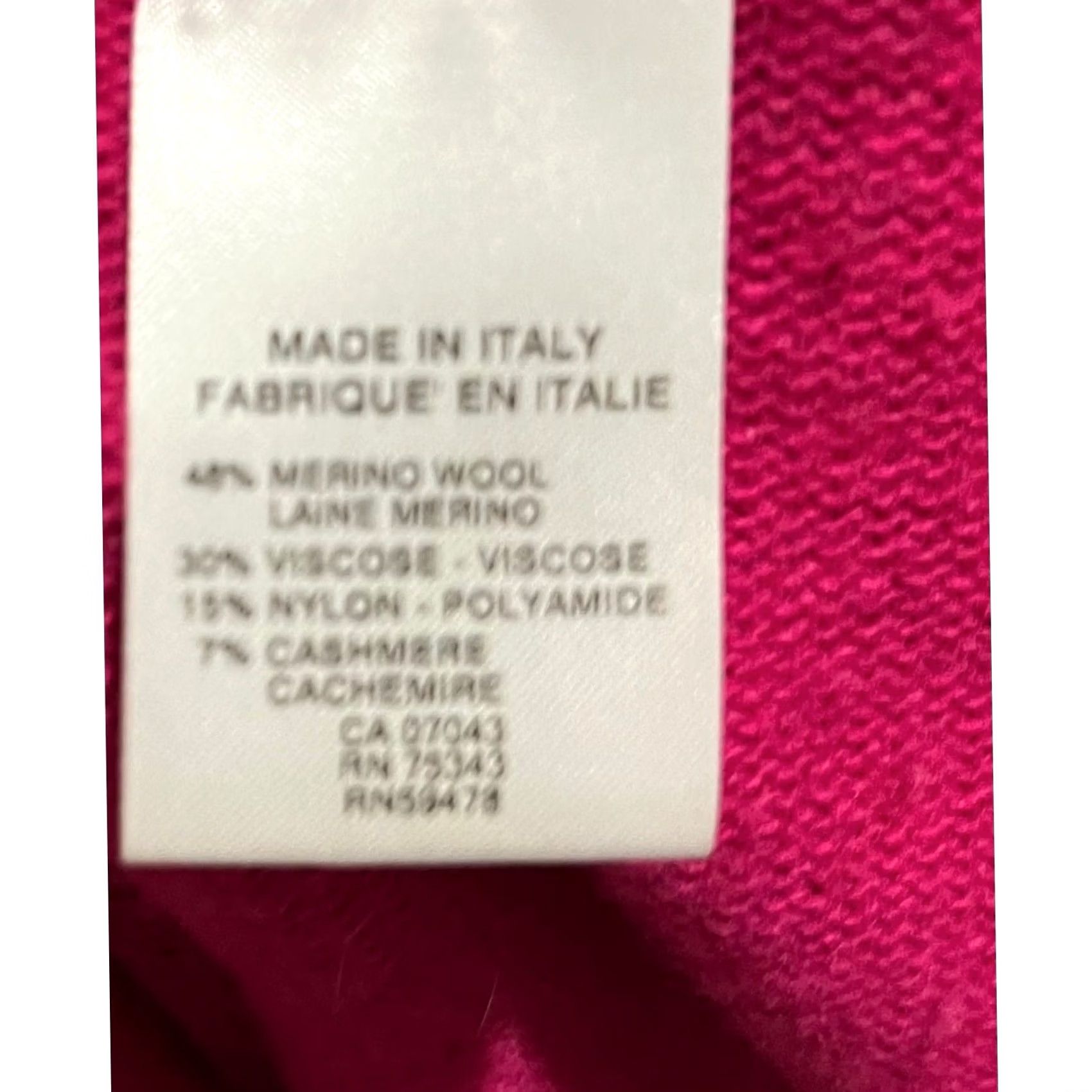 Vintage Bianco & Blu Sweater Women’s Wool Blend Pink Pullover Small Made in Italy Size S Size S / US 4 / IT 40 - 8 Thumbnail