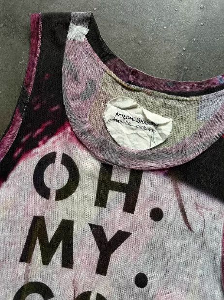 Nozomi Ishiguro Nozomi Ishiguro Manga Slogan Cropped Tank Top Size US S / EU 44-46 / 1 - 2 Thumbnail