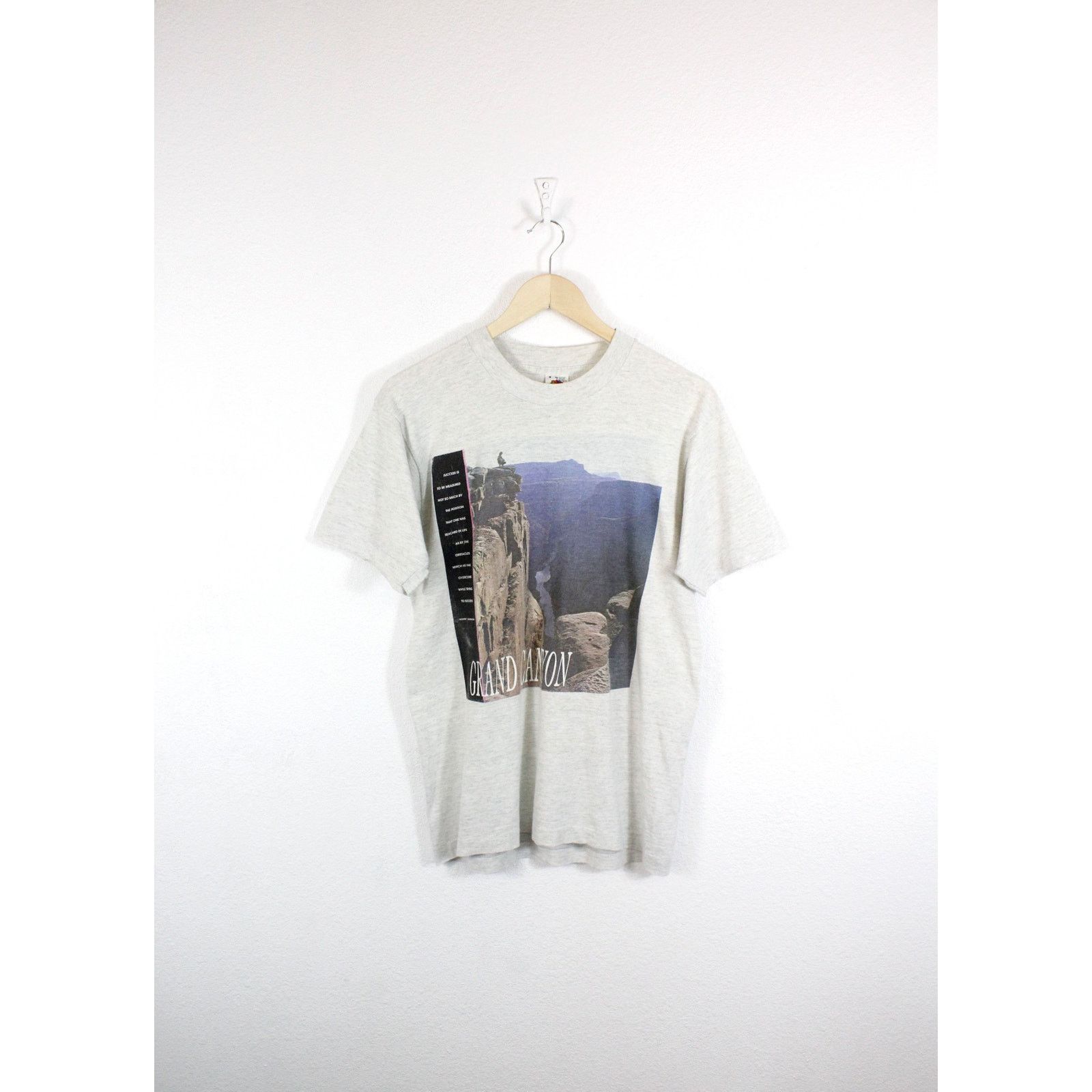 Vintage Vintage Grand Canyon Graphic Picture Tee T-shirt 90s USA Size US M / EU 48-50 / 2 - 1 Thumbnail