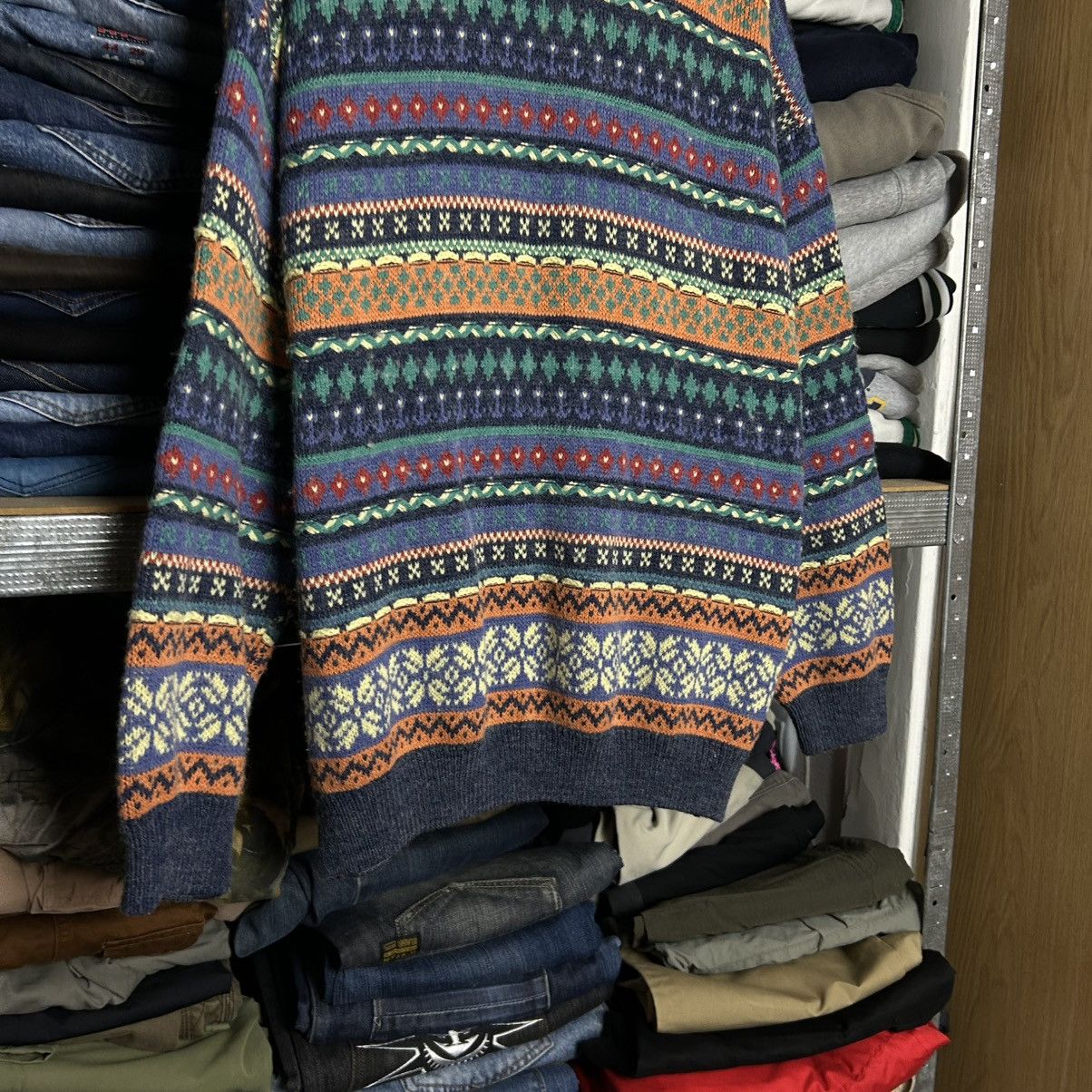 Vintage Vintage Iceland Made In Italy 90’s designer sweater Size US L / EU 52-54 / 3 - 3 Thumbnail