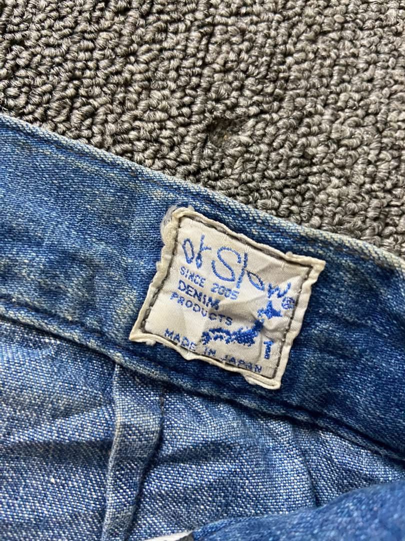 Vintage Orslow Light Washed Wide Leg Denim Jeans (237) in Blue, Men's (Size 28) — image 3 of 6