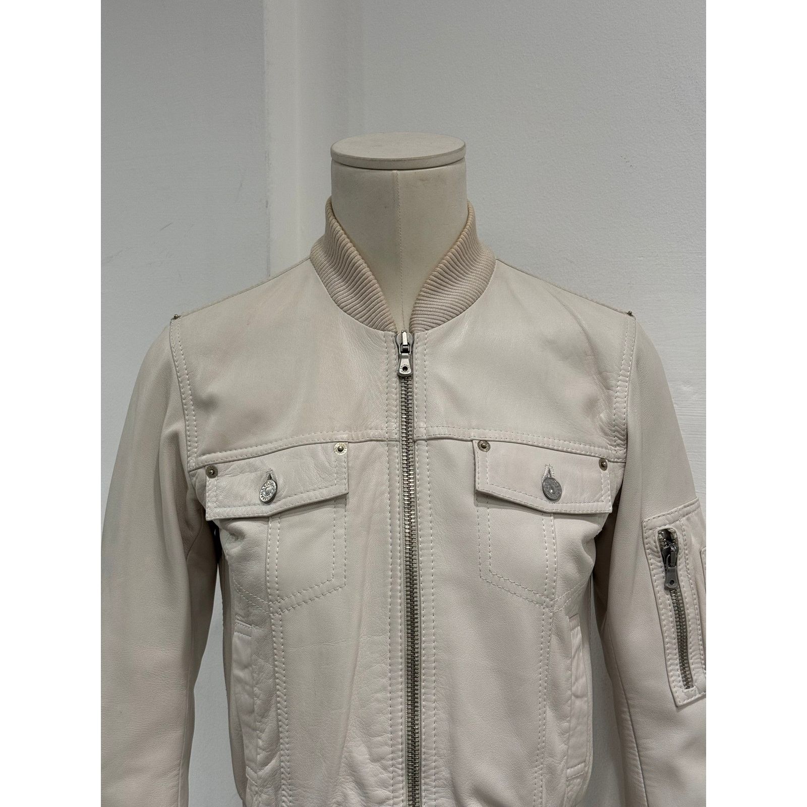 Dolce & Gabbana 2002 Dolce & Gabbana leather bomber jacket Size M / US 6-8 / IT 42-44 - 3 Thumbnail