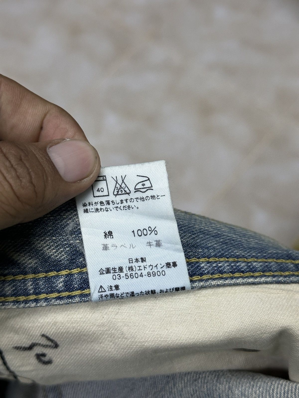 POST ARCHIVE FACTION (PAF) Distress Denim 💥 Vintage Lee Kansas Usa Distress no Washed💥 Size US 30 / EU 46 - 7 Thumbnail