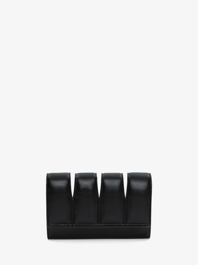 Alexander McQueen o1loc1c0225 Size: OS/The Slash Clutch in Black Size ONE SIZE - 5 Thumbnail