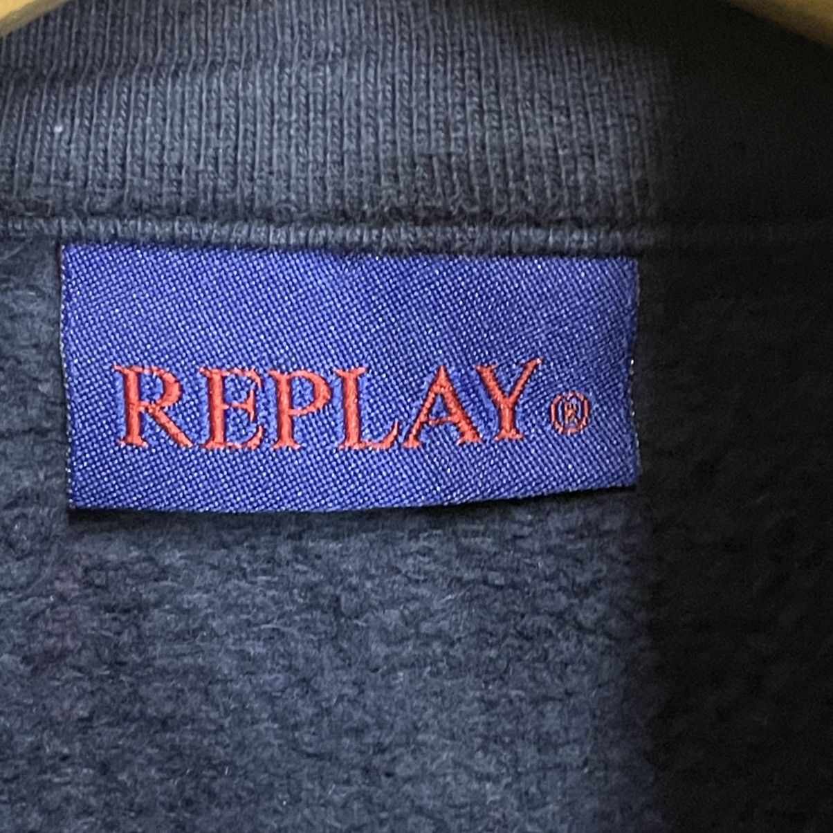 Replay Vintage Replay Big Logo Zipper Sweater Size US M / EU 48-50 / 2 - 7 Thumbnail