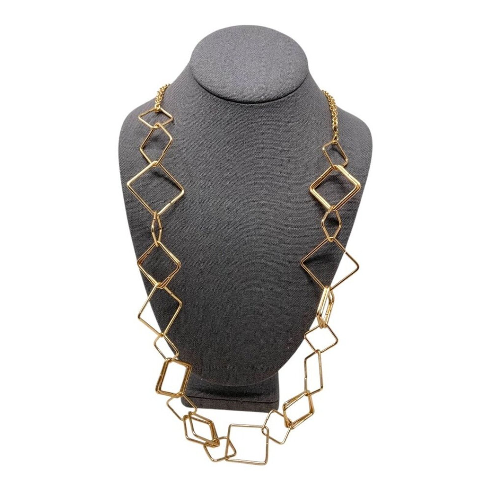 Other Gold Tone Square Link Chain Necklace Size ONE SIZE - 1 Thumbnail
