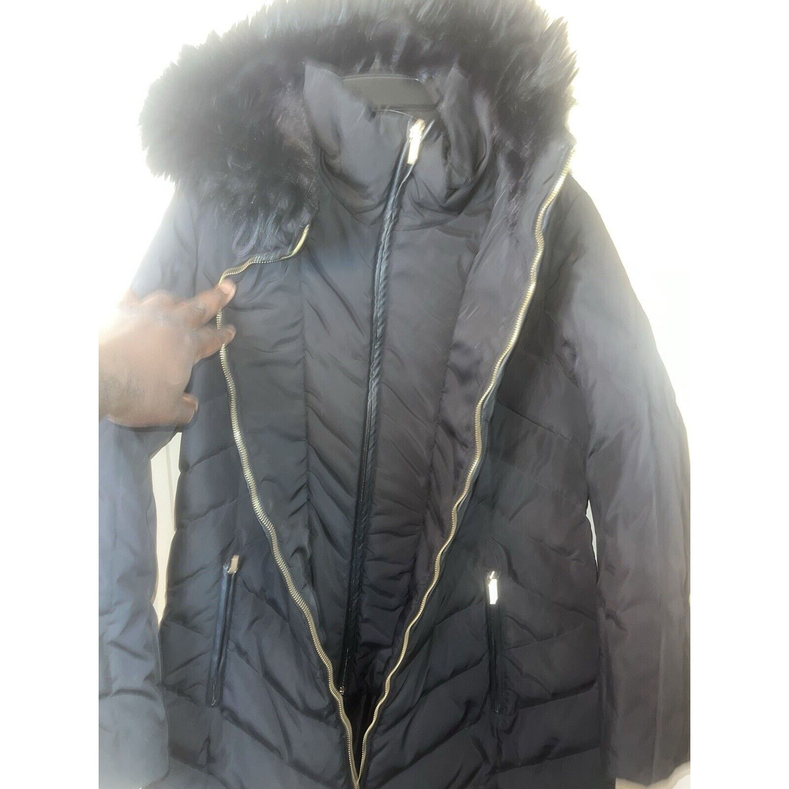 Jones New York Jones New York Women’s Down Coat Black Medium Ladies Jacket Size M / US 6-8 / IT 42-44 - 6 Thumbnail