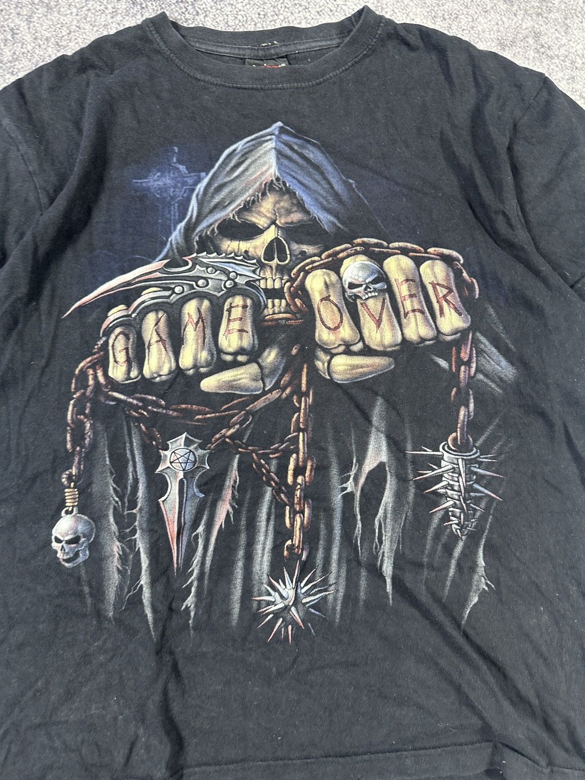 Other Game Over Skull Dead Logo T-shirt Art Streetwear L Rare Usa Size US L / EU 52-54 / 3 - 2 Thumbnail