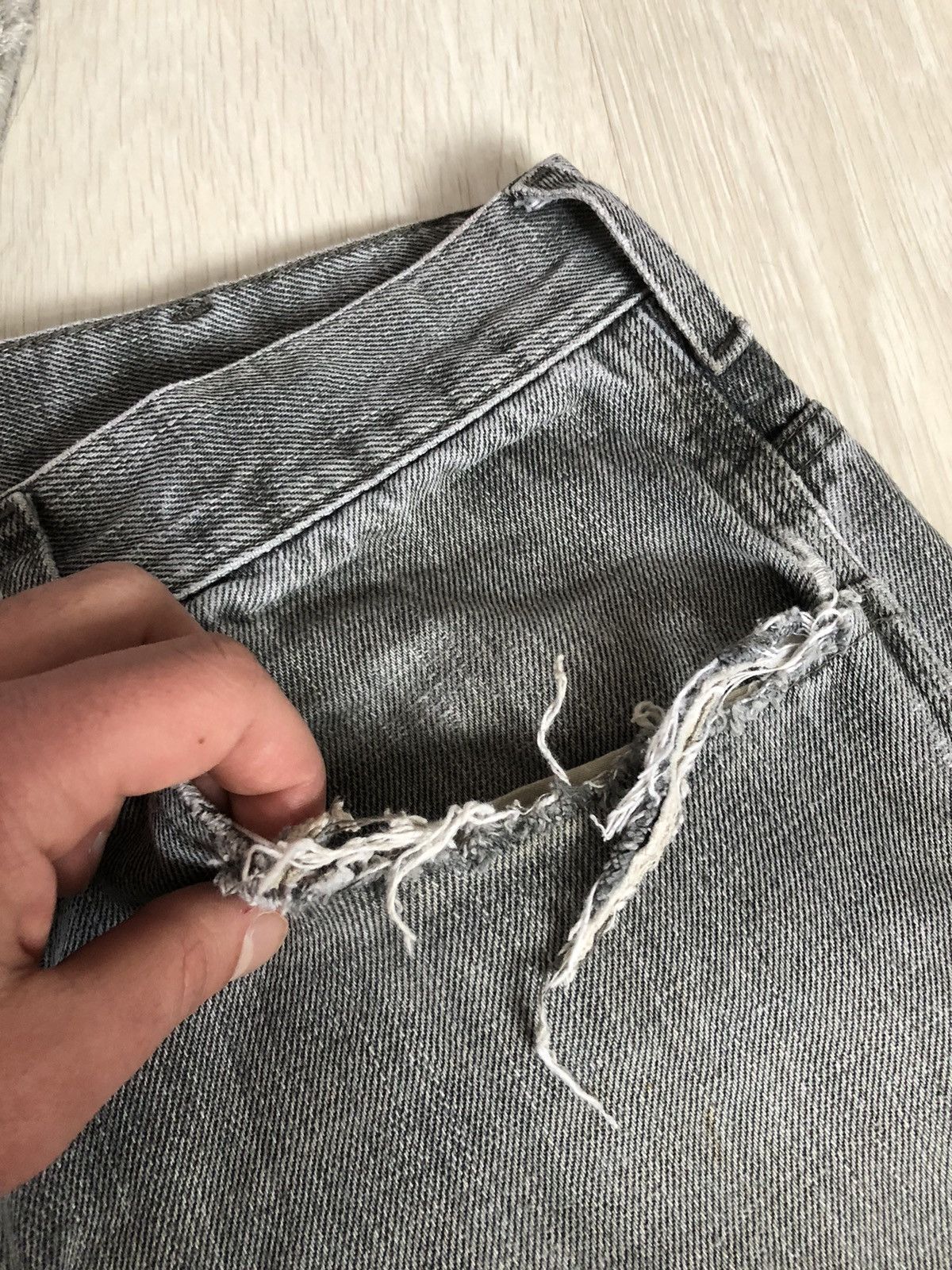 Carhartt × Carhartt Wip × Vintage Vintage Carhartt WIP Distressed Denim Staff Pant Size US 34 / EU 50 - 13 Thumbnail