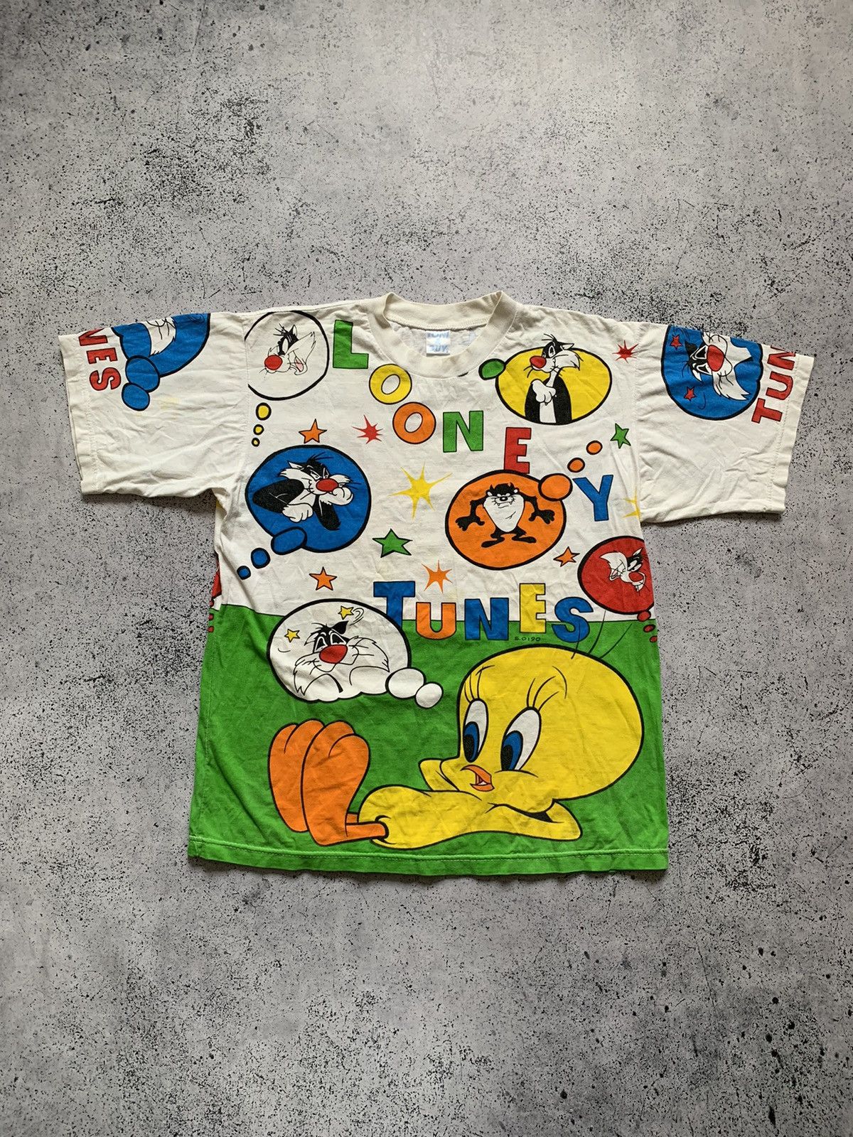 Cartoon Network Vintage Looney Tunes T-shirt Toni & Guy Tee Y2K USA Size US L / EU 52-54 / 3 - 1 Thumbnail