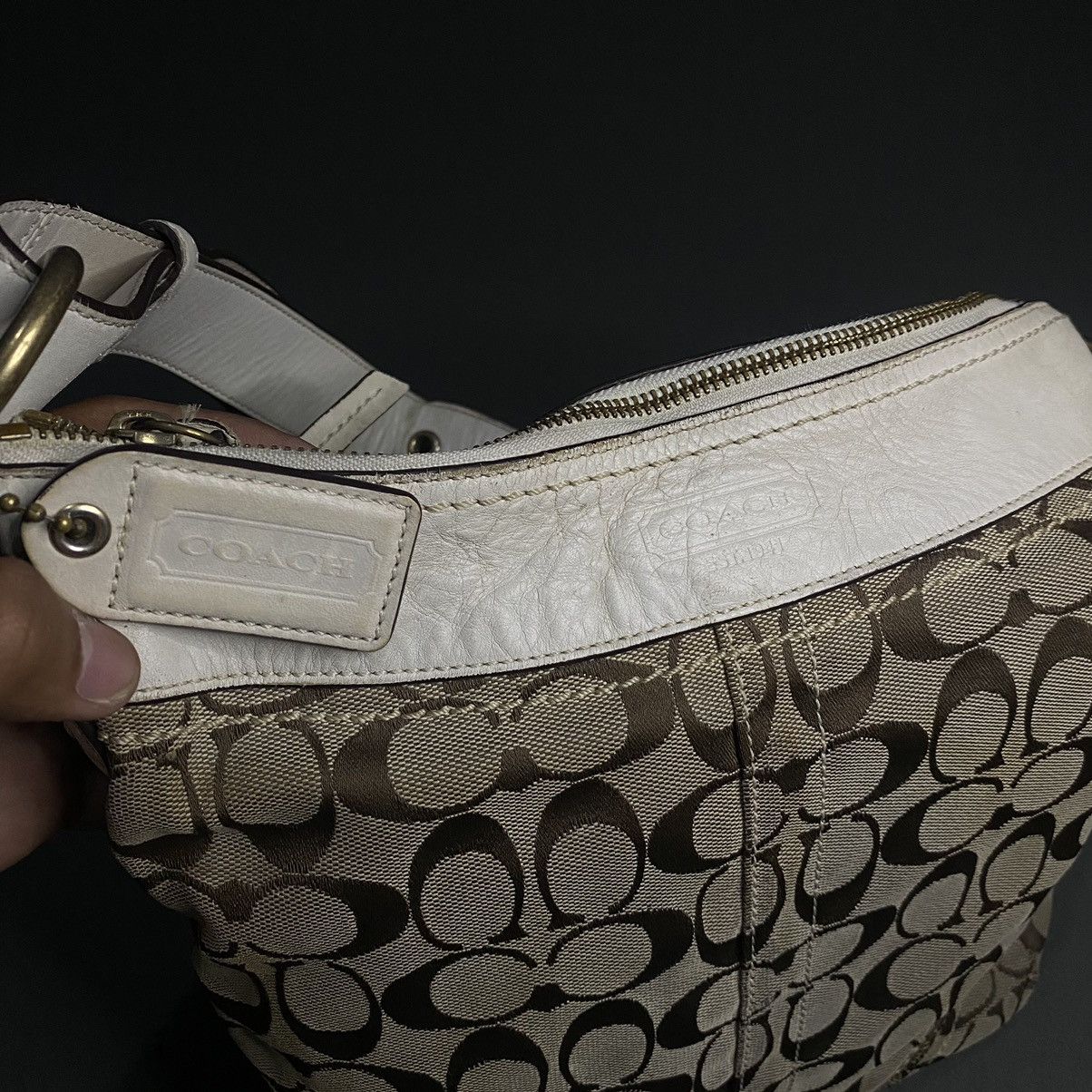 Coach Vintage Coach Signature Canvas Two Way Bag Size ONE SIZE - 2 Thumbnail