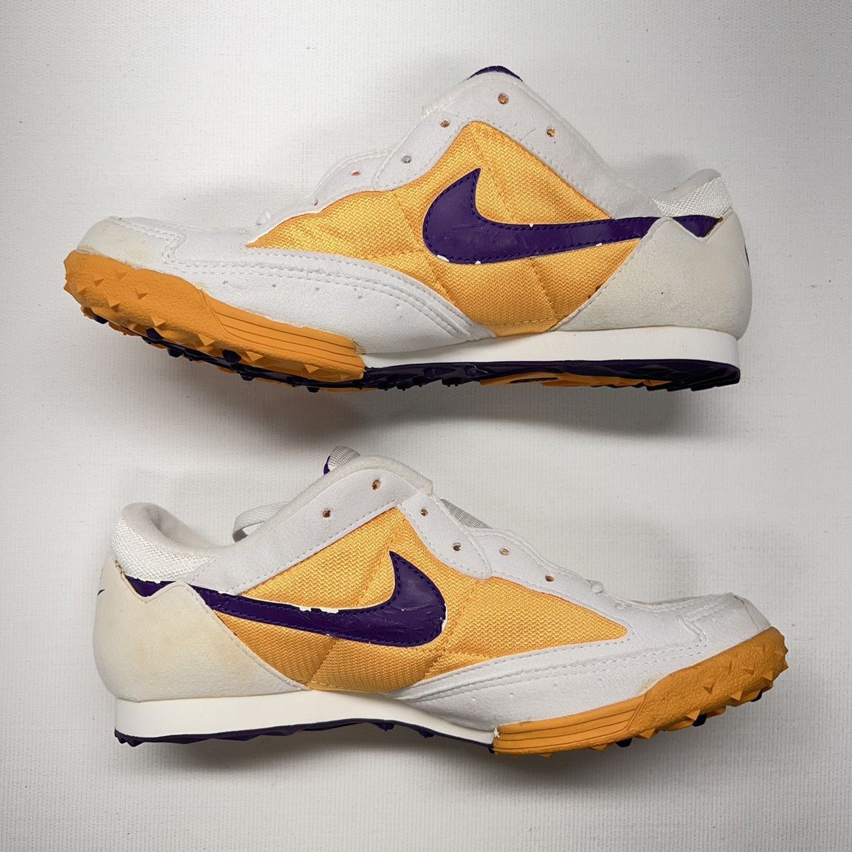 Nike × Vintage VTG New Nike Zoom Waffle White Purple Track Sneaker 941202 Size US 9 / EU 42 - 2 Thumbnail