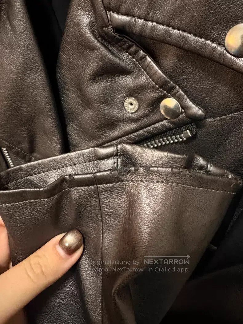Comme des Garcons Comme Des Garcons Pleated leather jacket Size US L / EU 52-54 / 3 - 6 Thumbnail