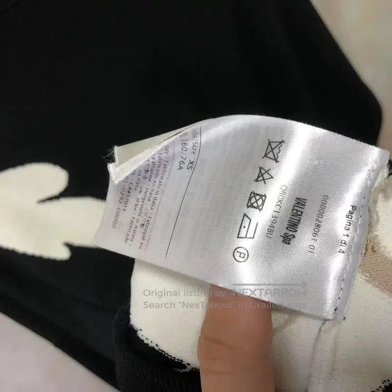 Valentino Valentino Black Wool Blend Floral Sweater . Size XS / US 0-2 / IT 36-38 - 5 Thumbnail
